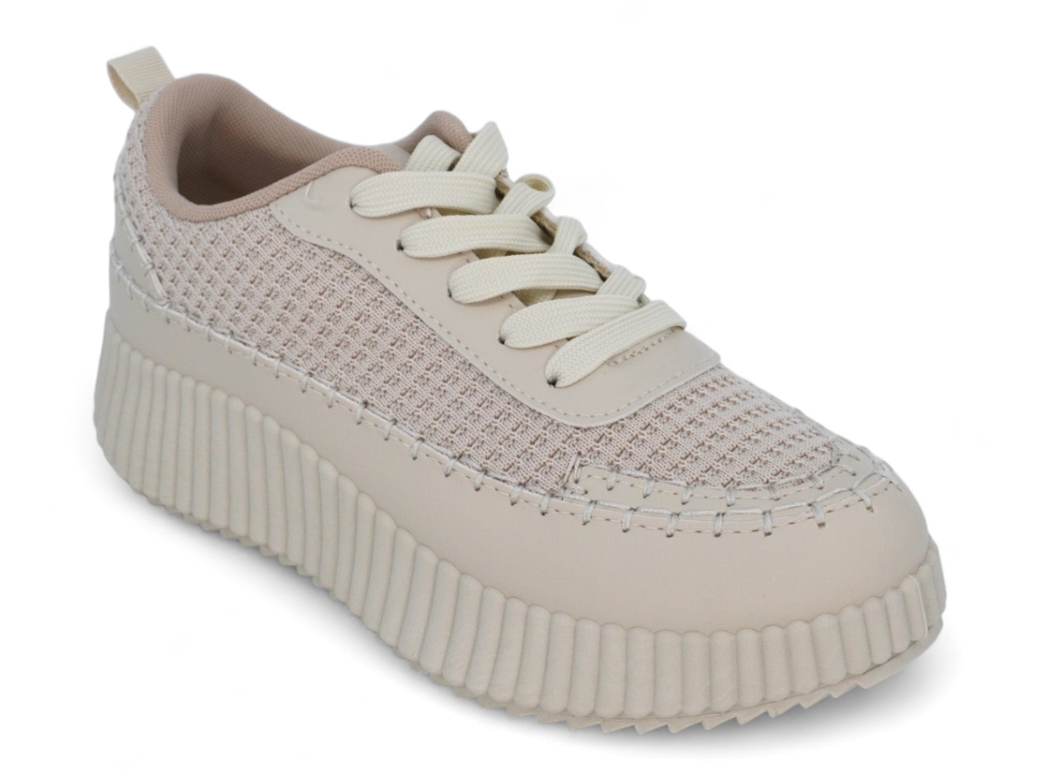 Women's Cream Charleigh Platform Sneaker