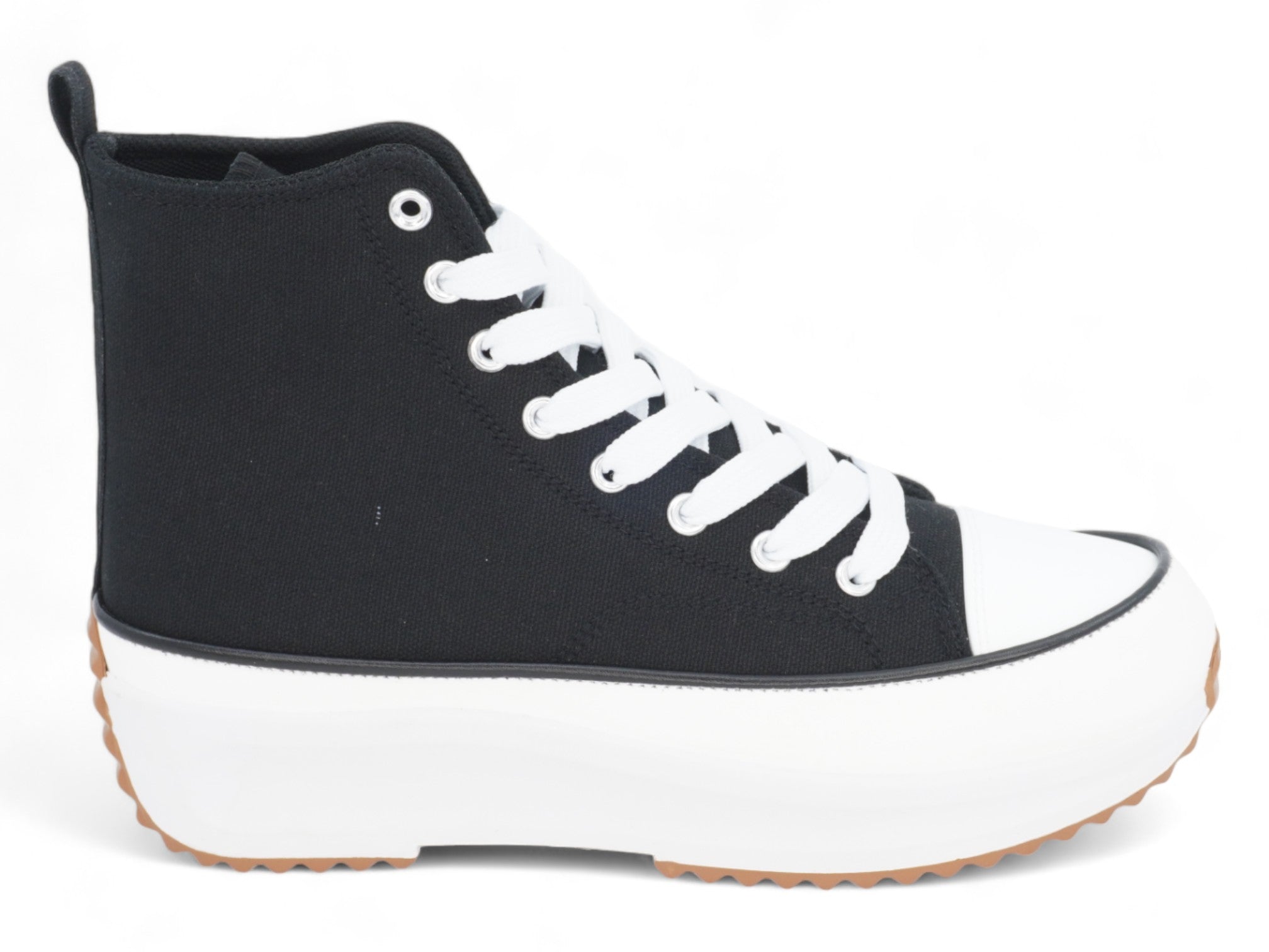 Women's Black Simone High Top Sneaker