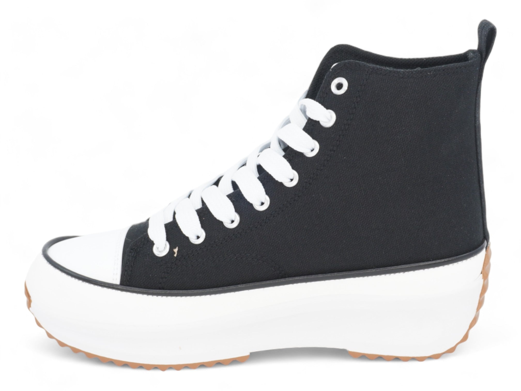 Women's Black Simone High Top Sneaker