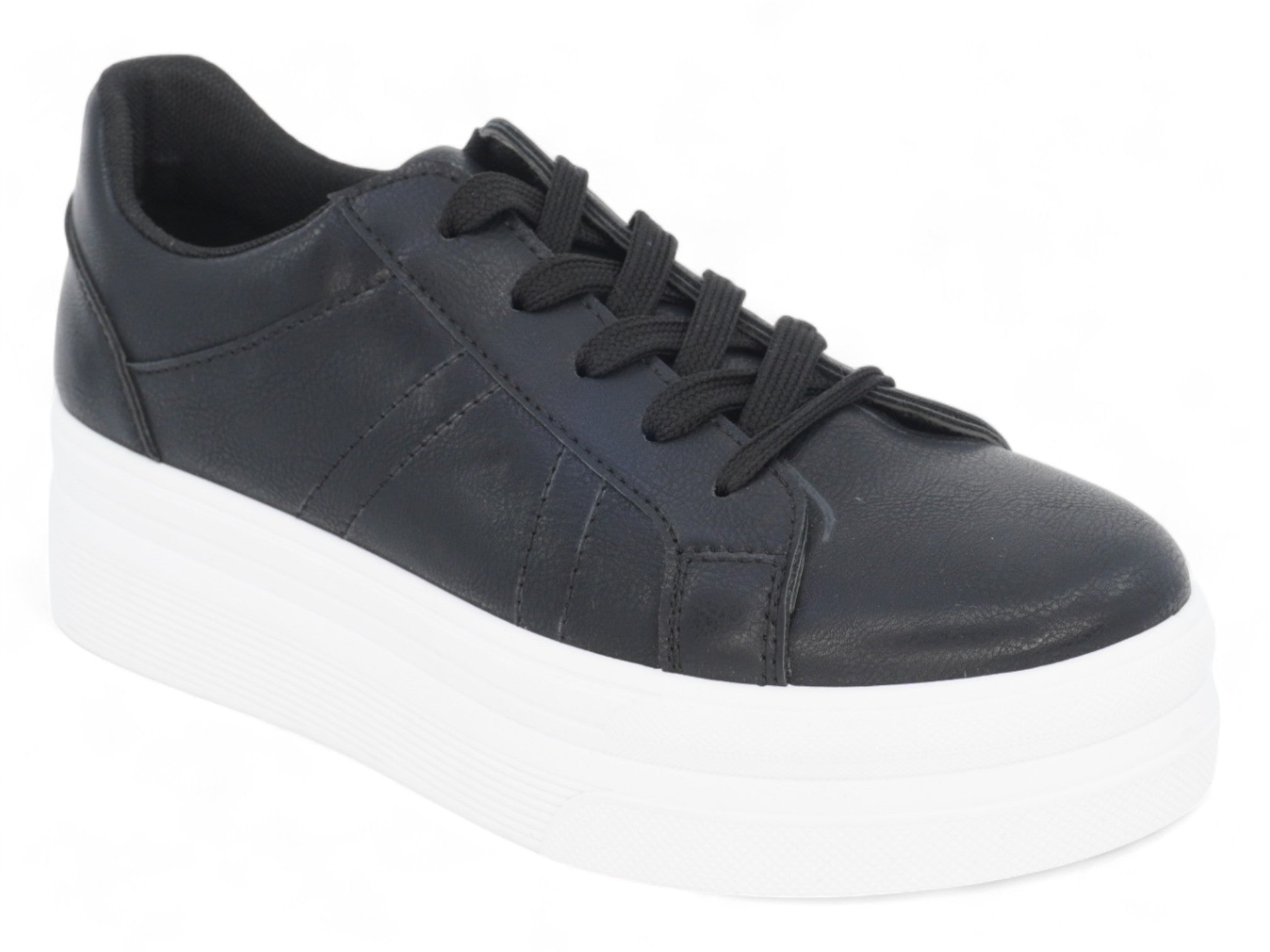 Women's Black Bobbie Platform Sneaker