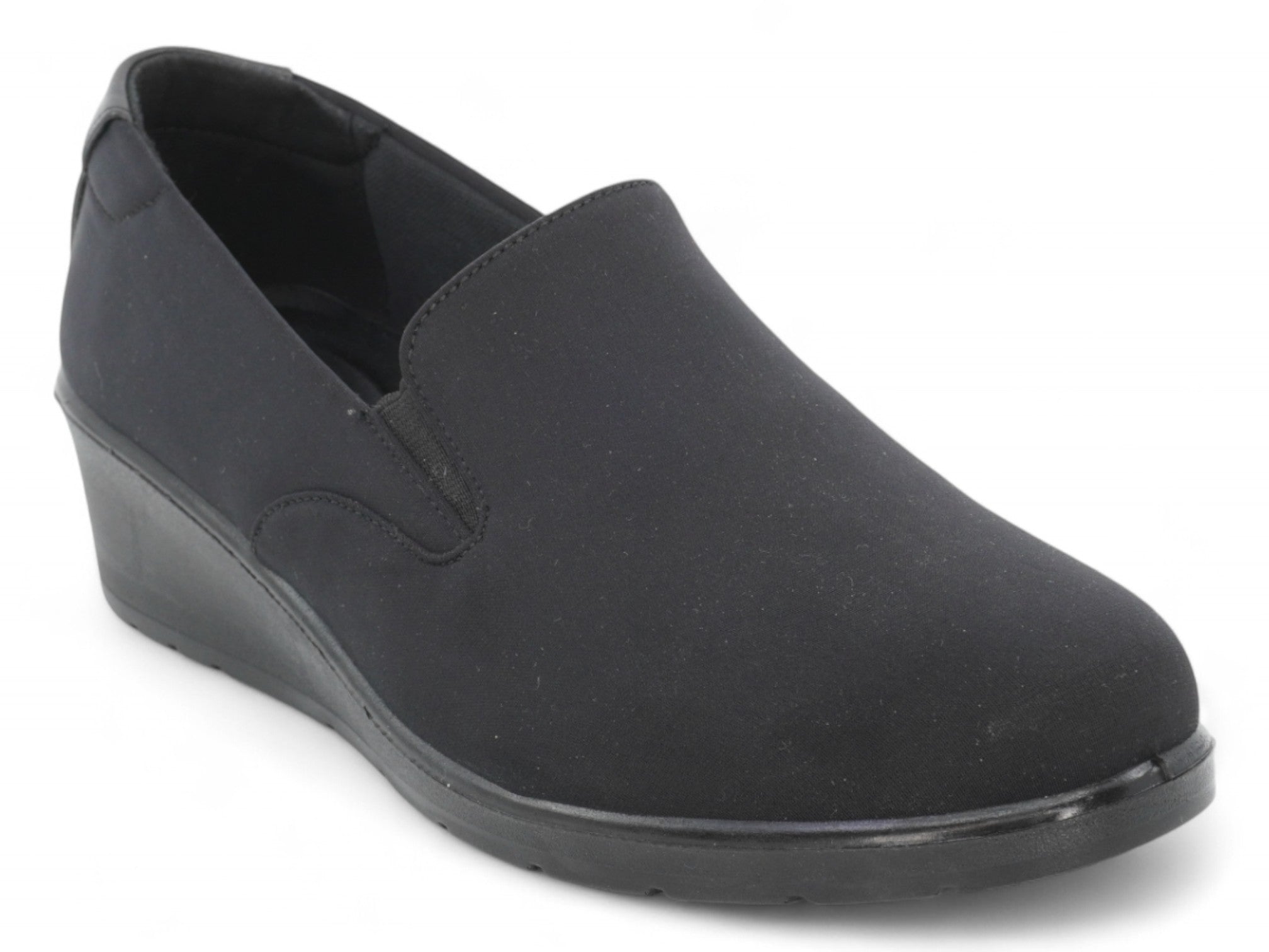 Women's Black Devi Comfort Wedge