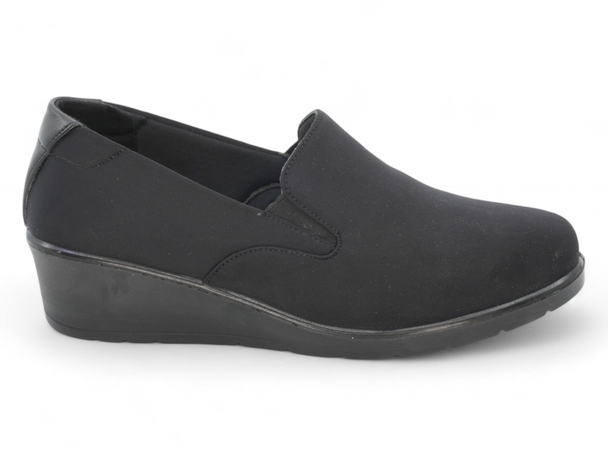 Women's Black Devi Comfort Wedge
