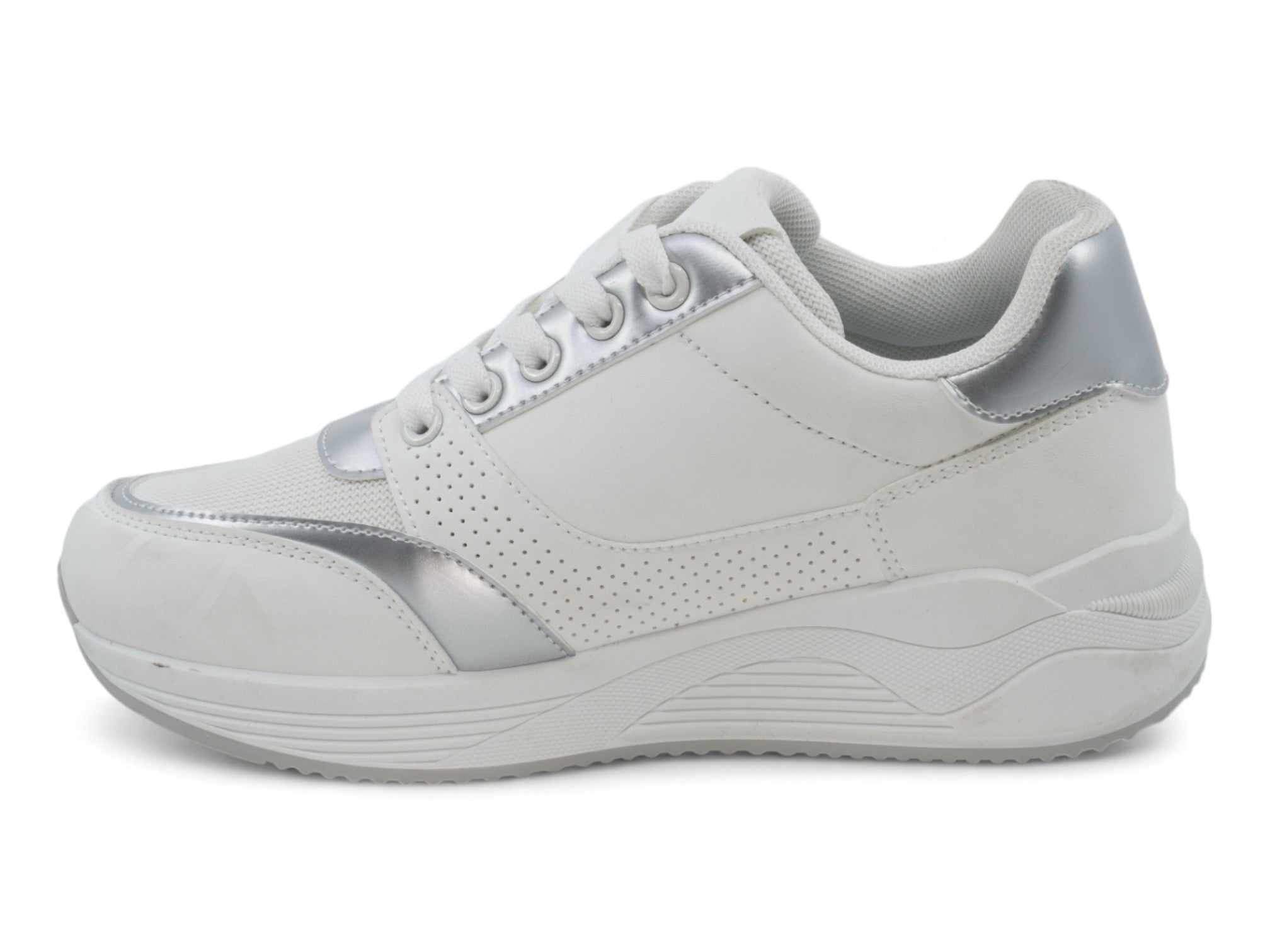 Women's White Caleigh Sneaker