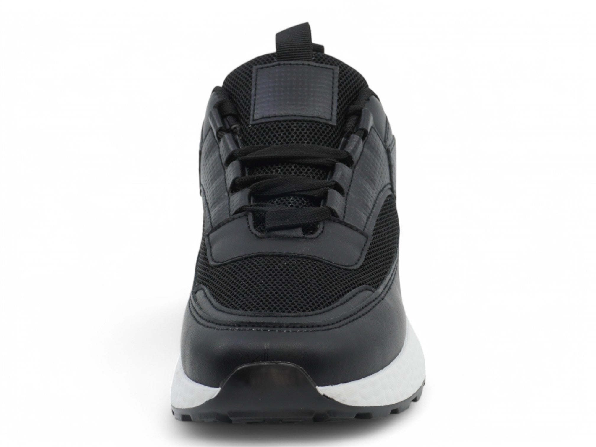 Women's Black Mesh Sporty Sneaker