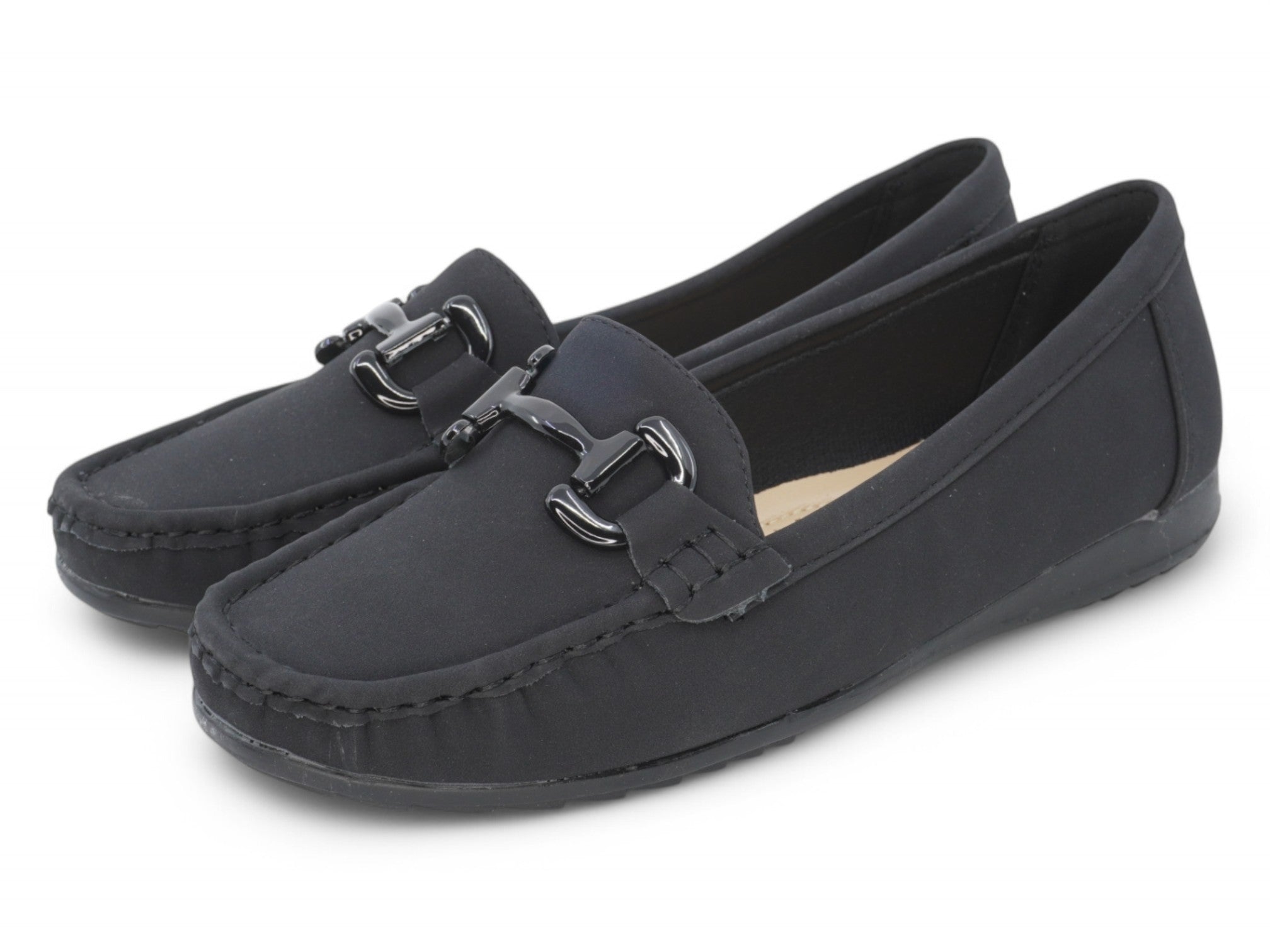 Women's Black Kaylie Moccasin