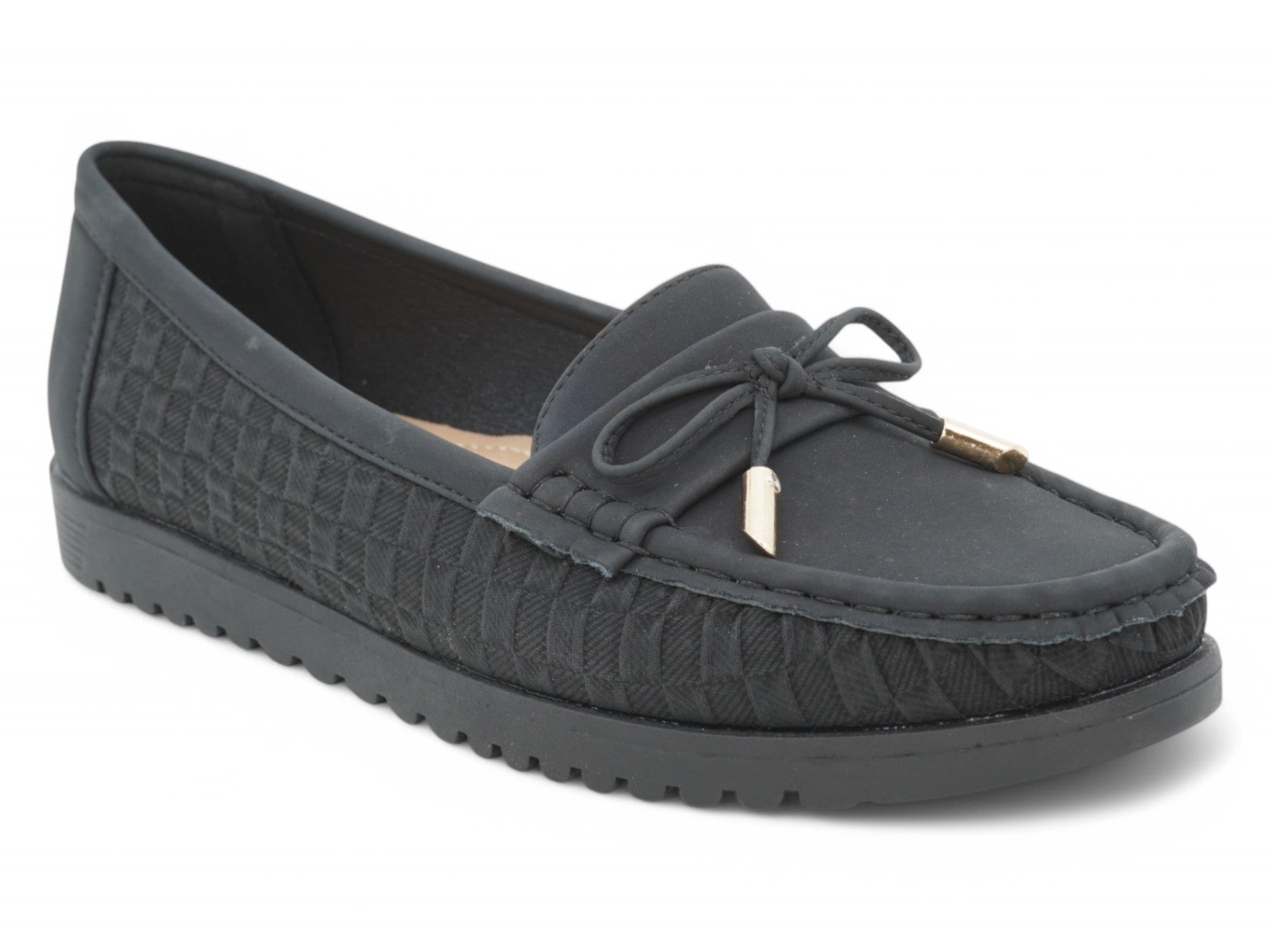 Women's Black Valery Moccasin