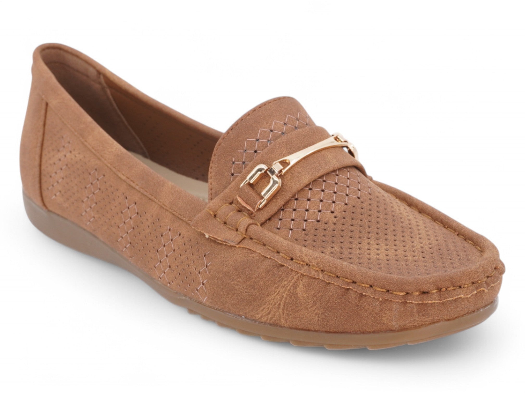 Women's Dark Tan Nala Moccasin