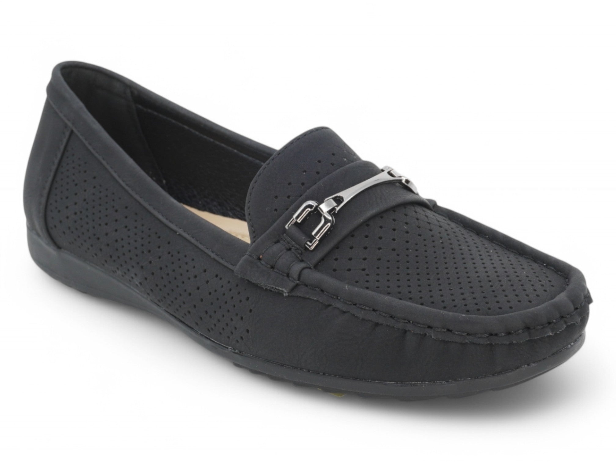 Women's Black Nala Moccasin