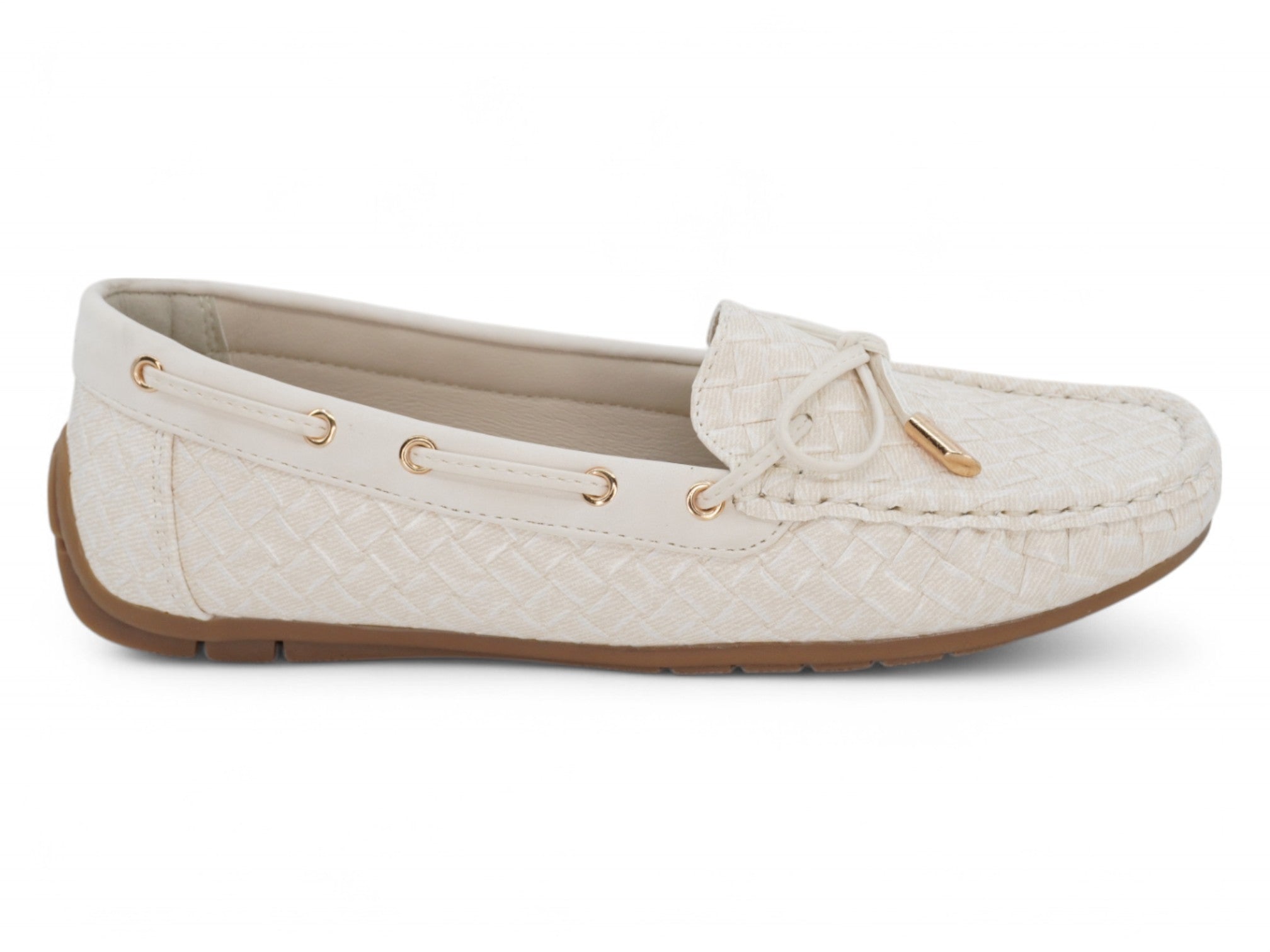Women's Ivory Annika Moccasin