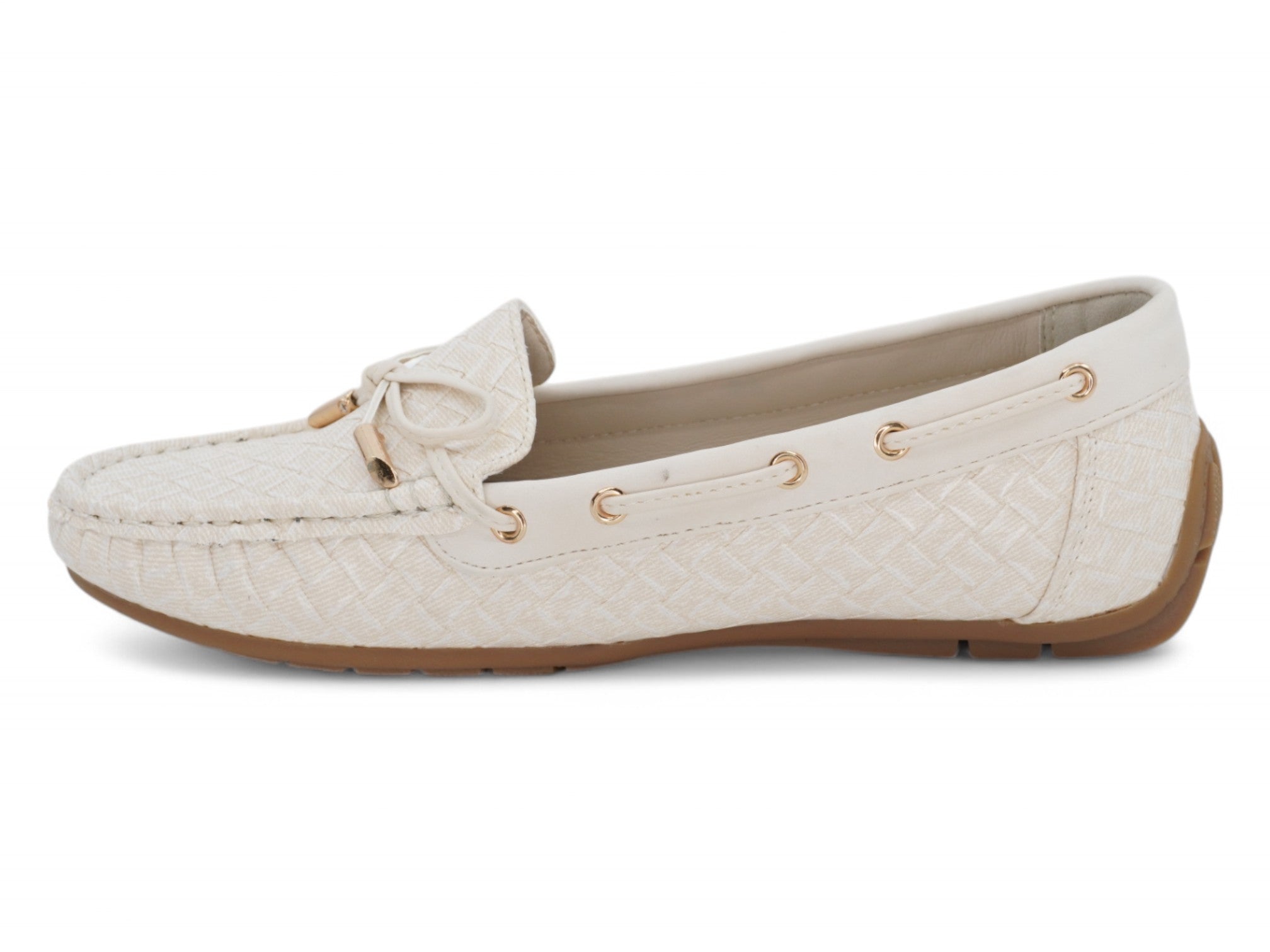 Women's Ivory Annika Moccasin