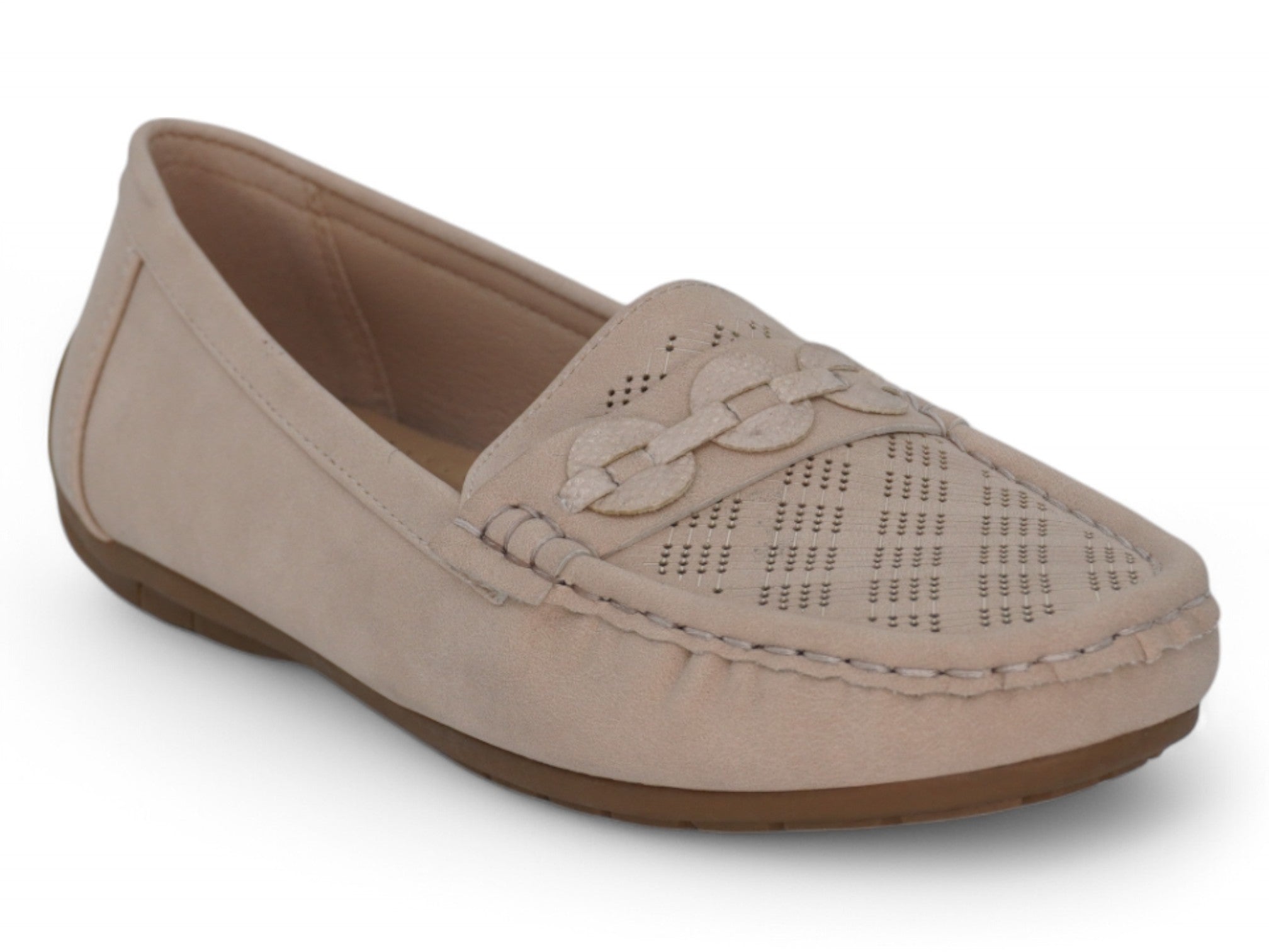 Women's Beige Tracy Moccasin