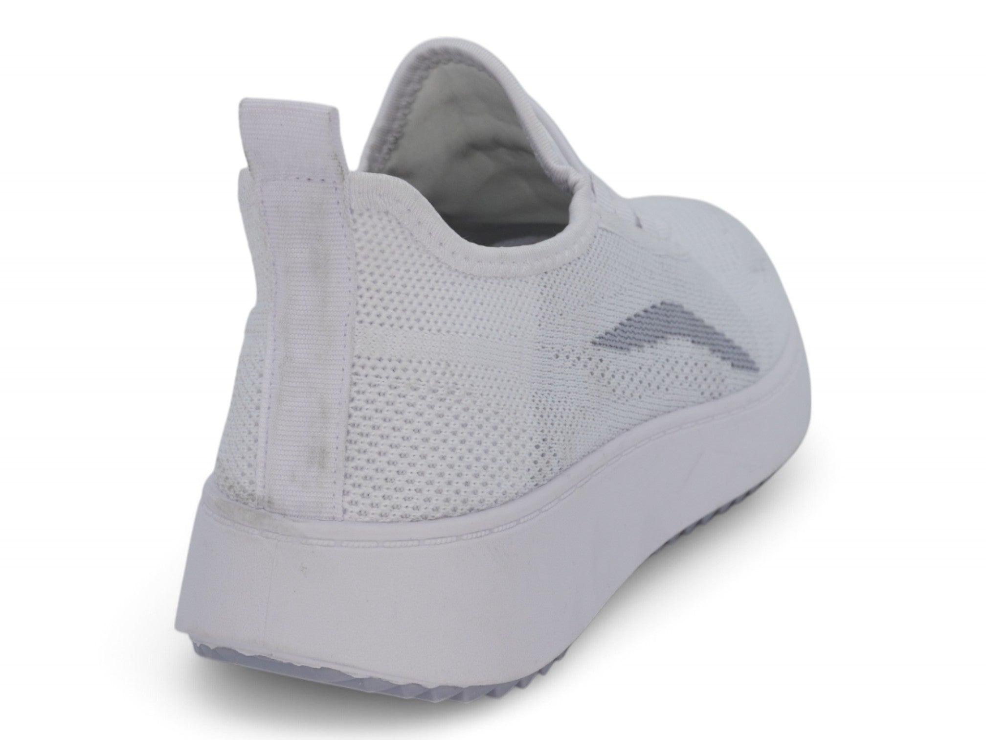 Women's White Flyknit Bungee Step In Sneaker