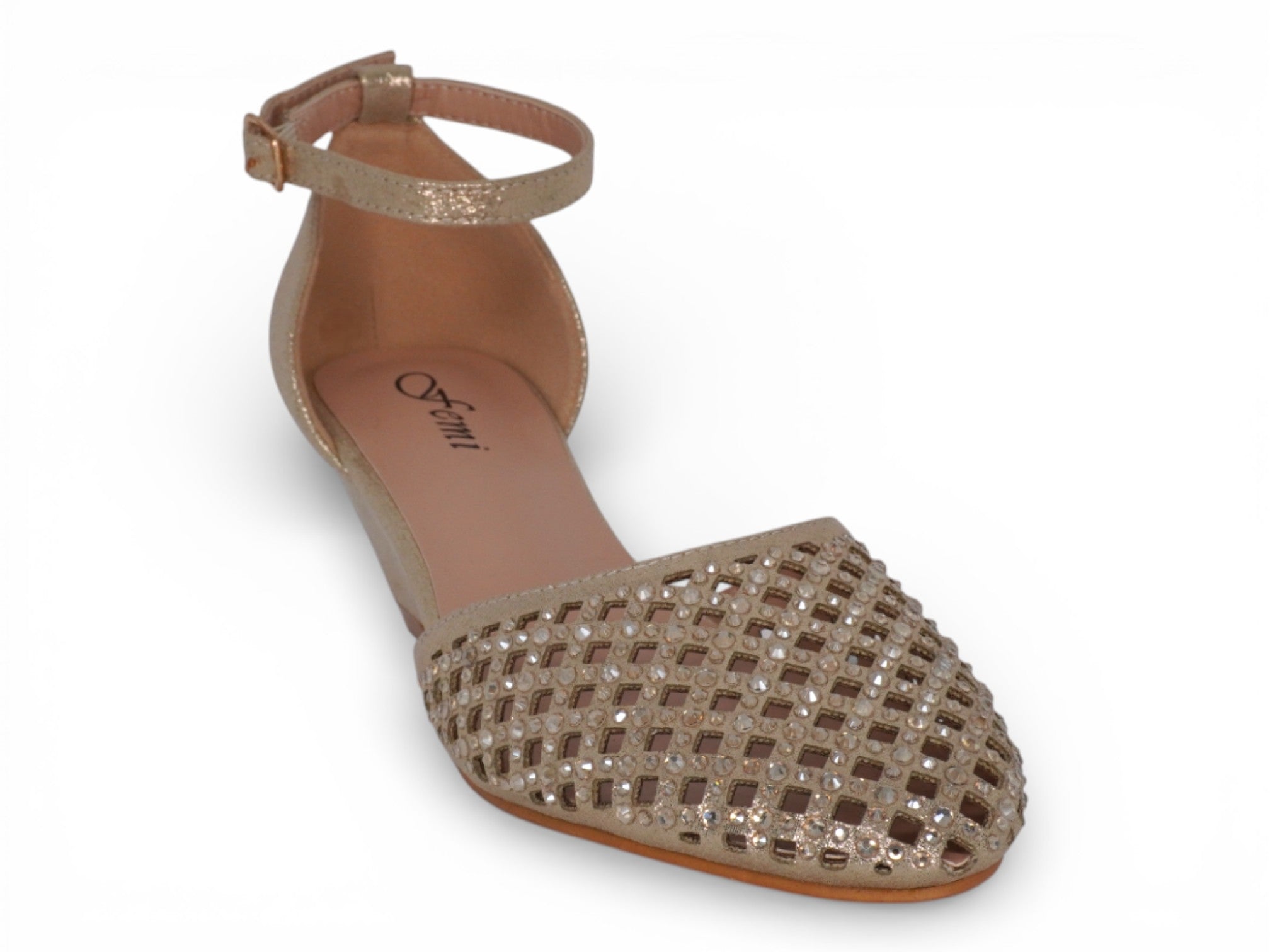 Women's Gold Gladys Wedge