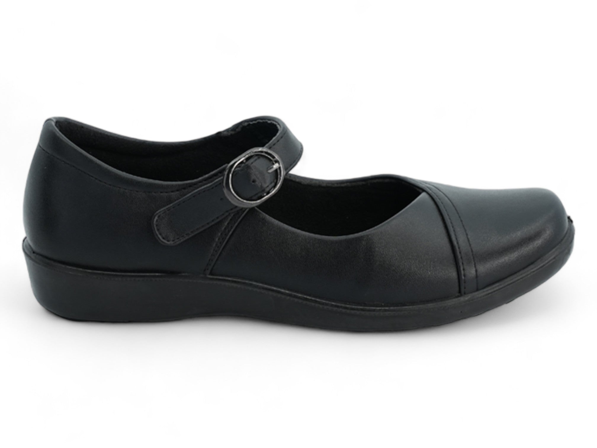 Women's Black Mary Jane Flat