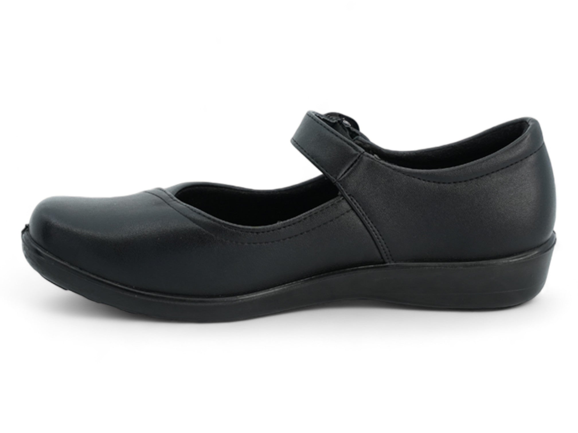 Women's Black Mary Jane Flat
