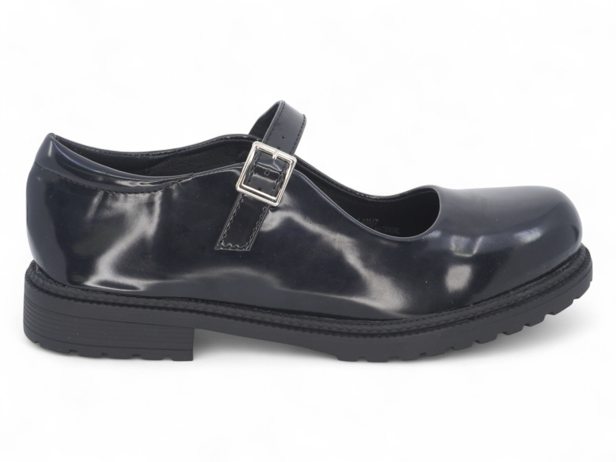Women's Black Vegan Patent Leather Mary Jane