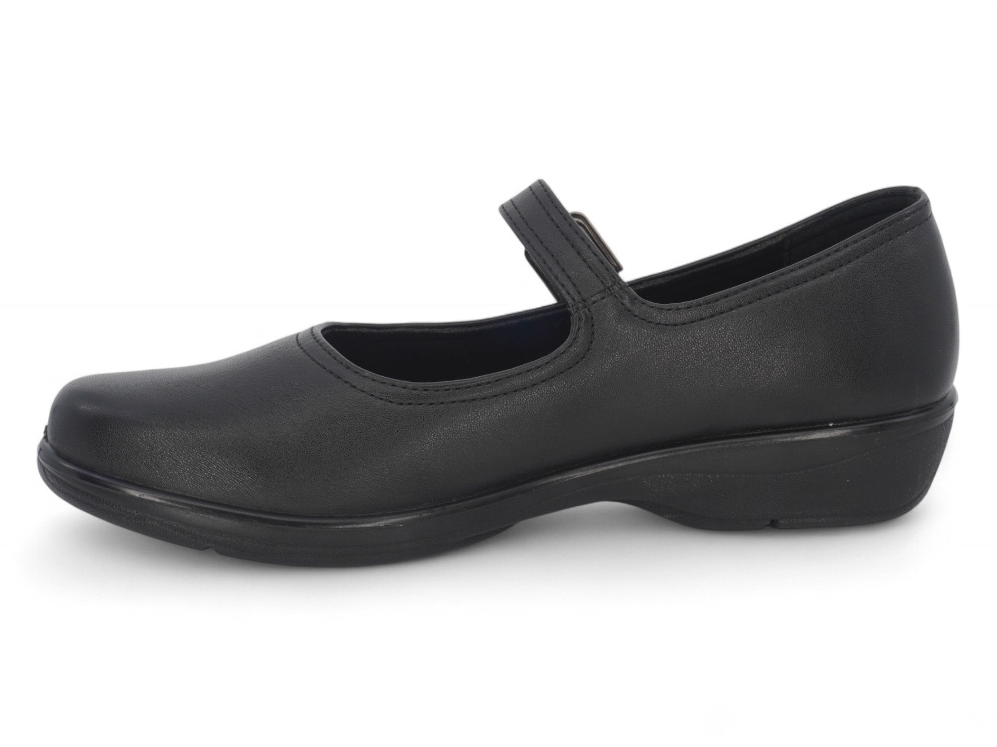 Women's Black Vegan Leather Mary Jane