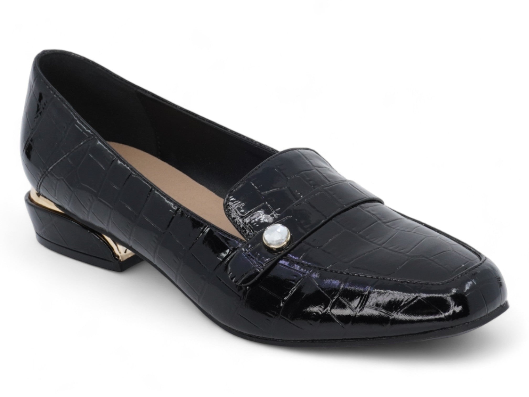 Women's Black Alba Wide Width Dress Shoe