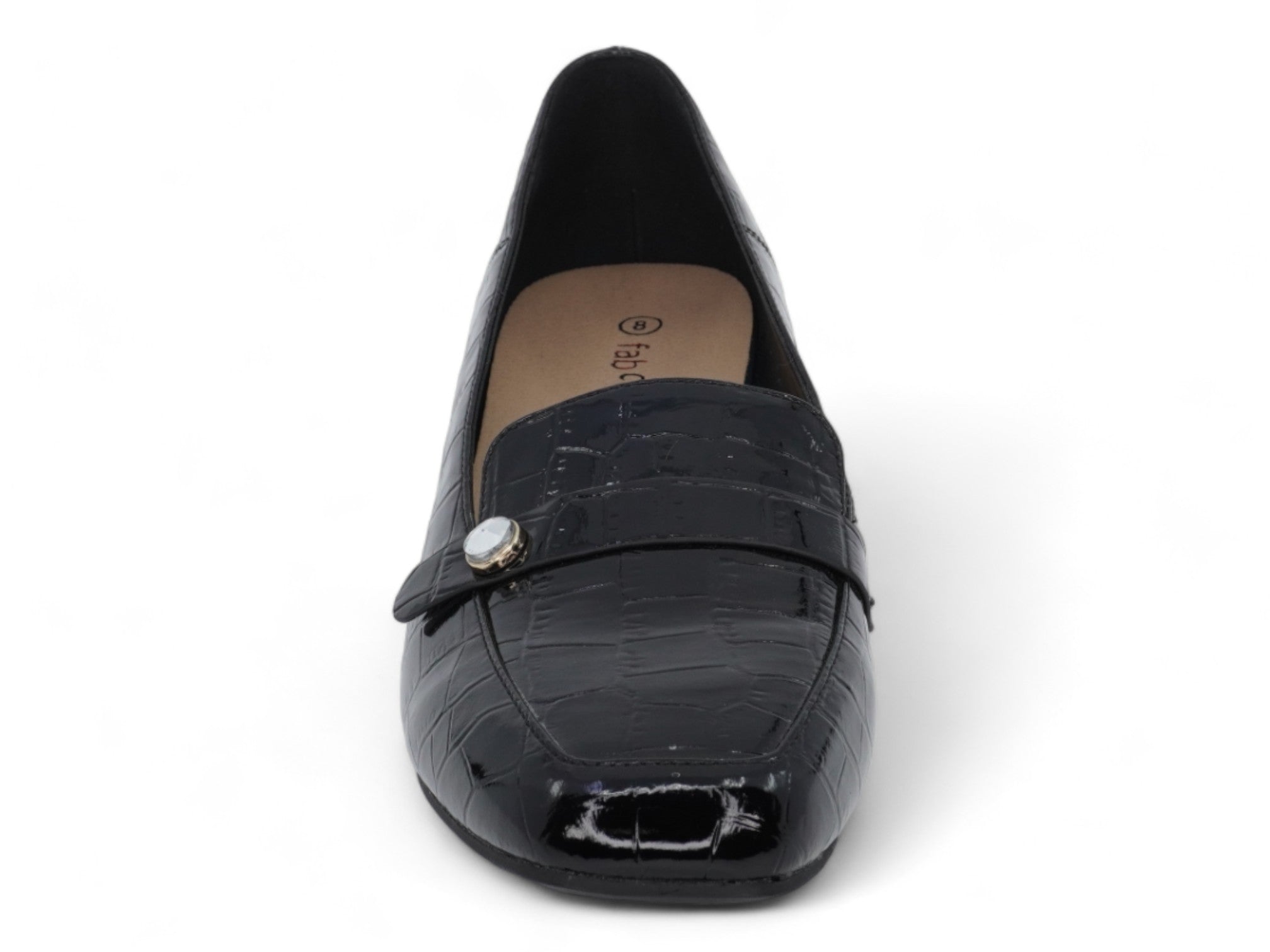 Women's Black Alba Wide Width Dress Shoe