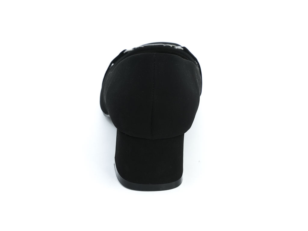 Women's Black Evita Wide Width Dress Shoe