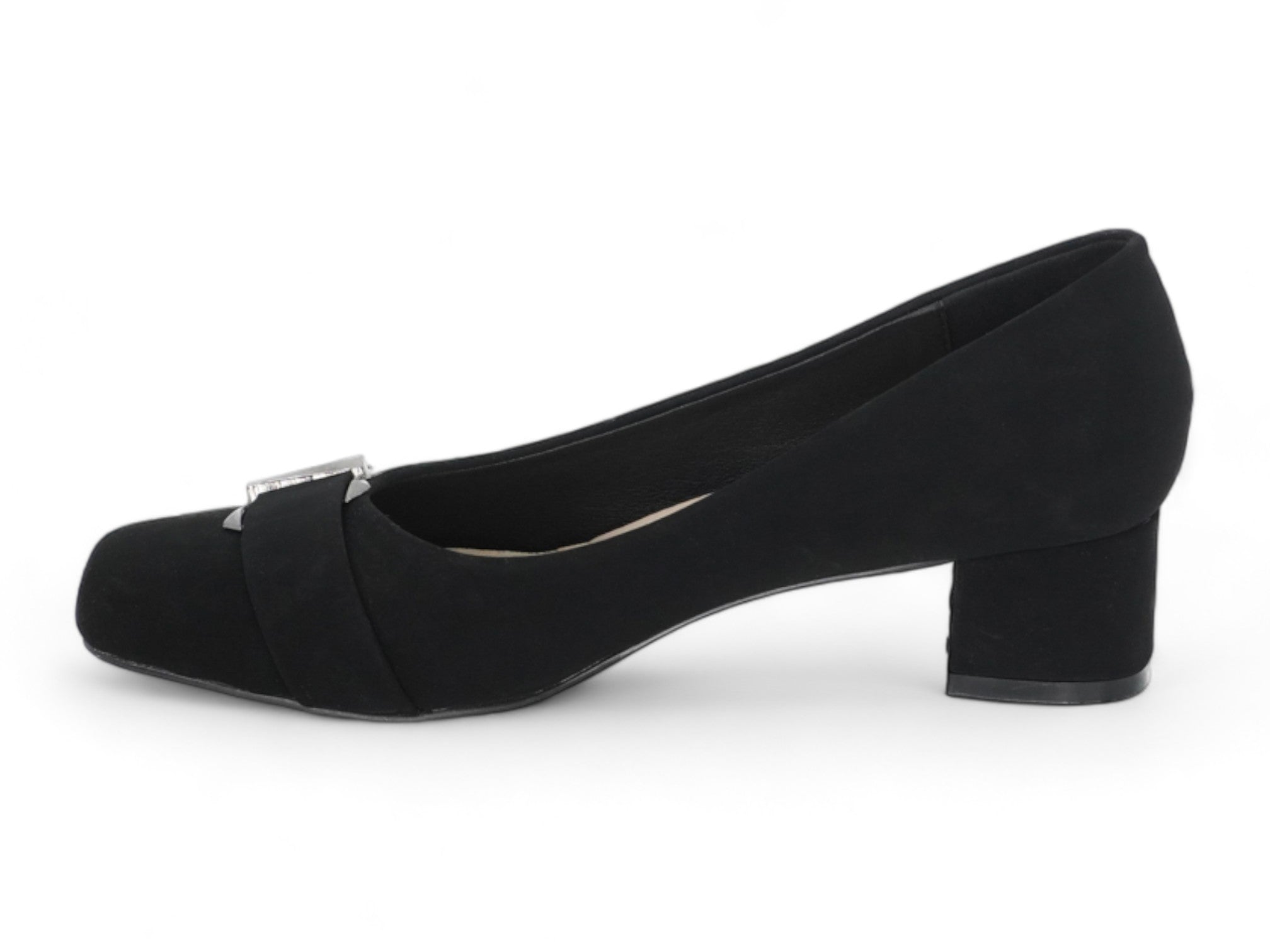 Women's Black Eileen Wide Width Heel