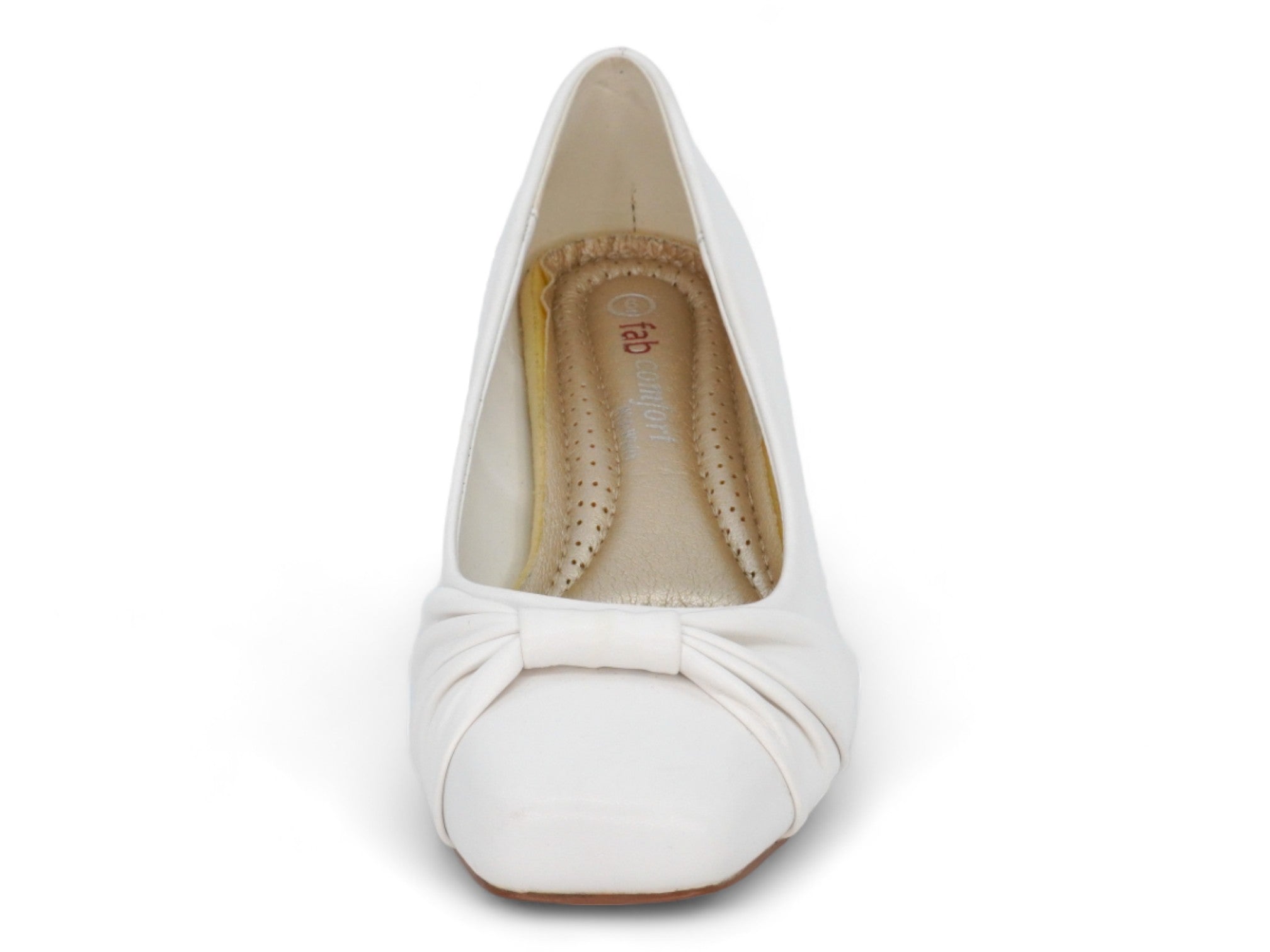 Women's White Rozane Wide Width Heel