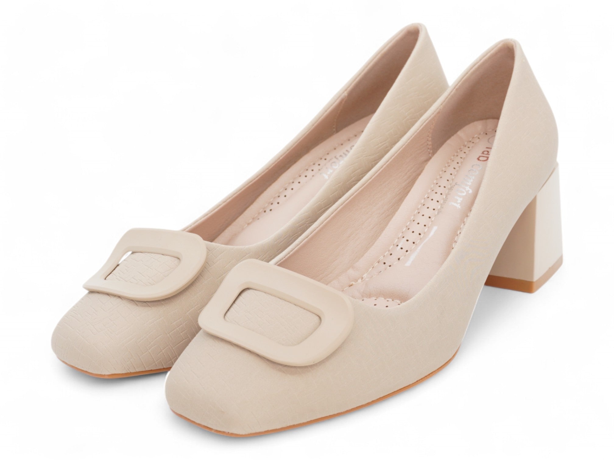 Women's Beige Maribel Wide Width Heel