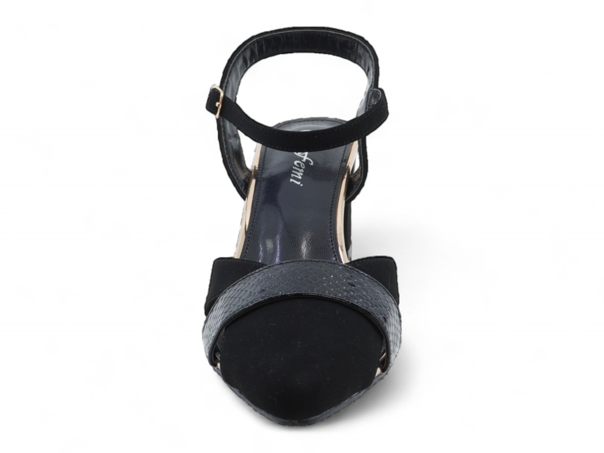 Women's Black Kris Wide Width Heel