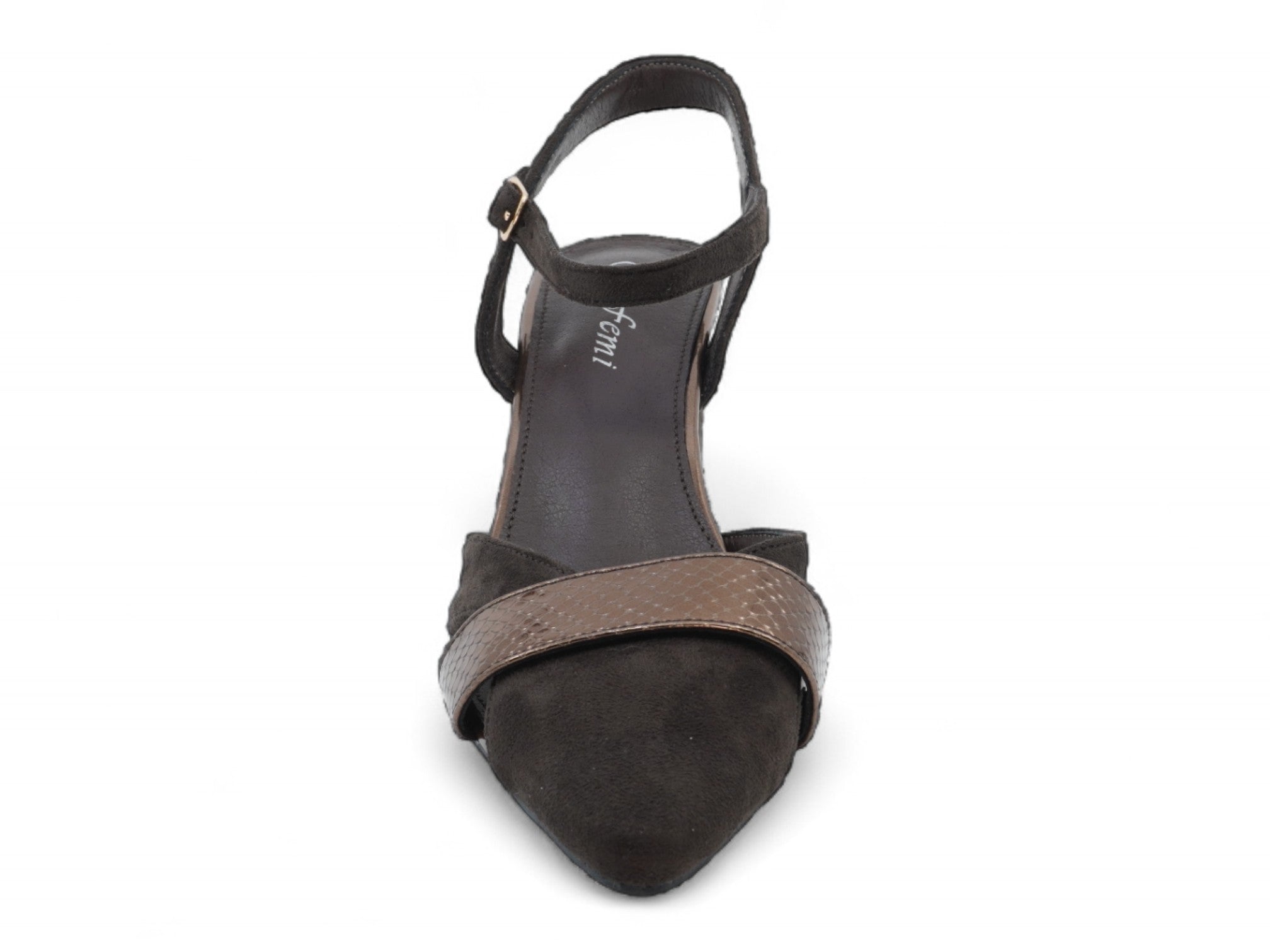 Women's Brown Kris Wide Width Heel