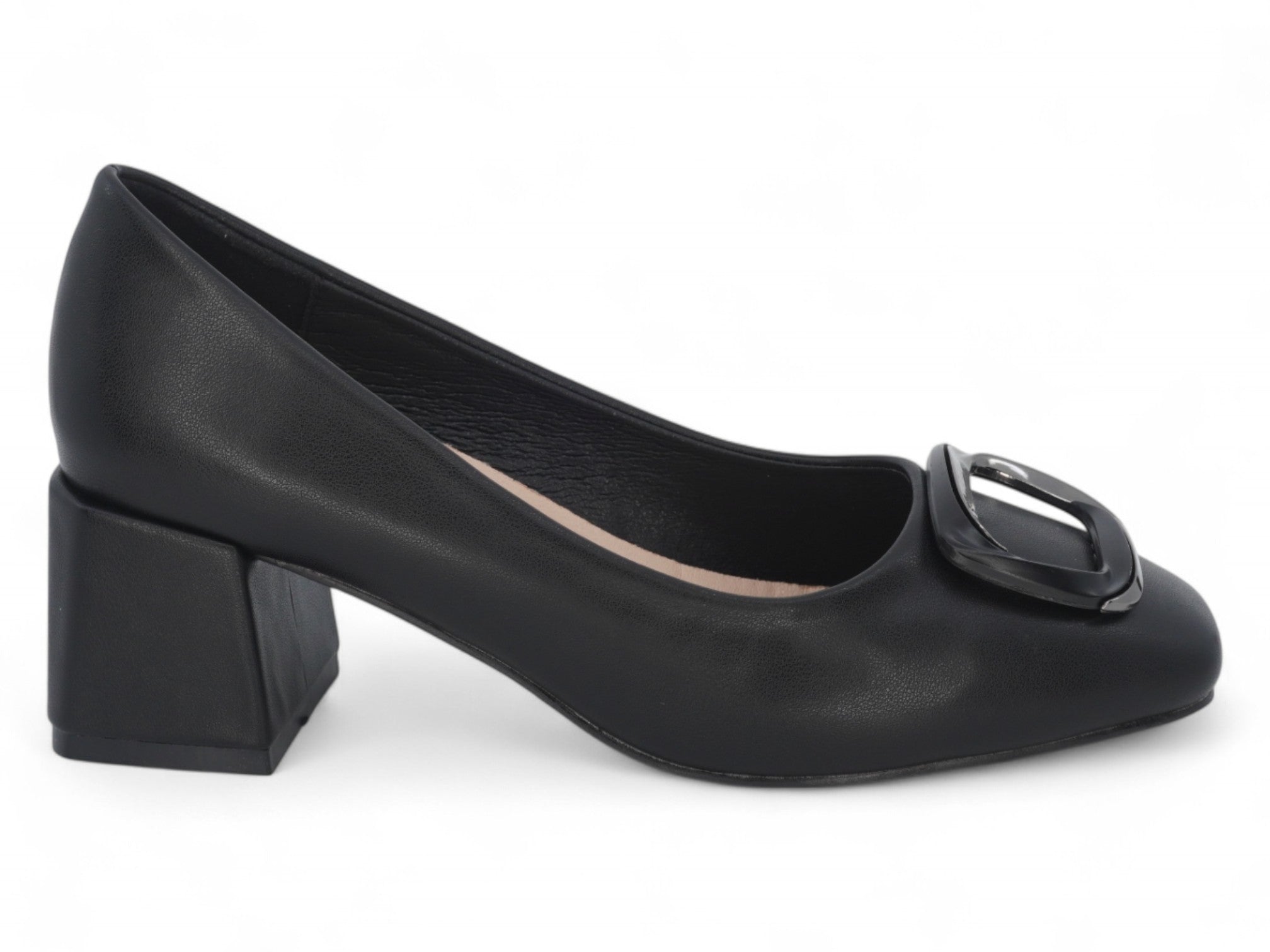 Women's Black Leslie Wide Width Pump