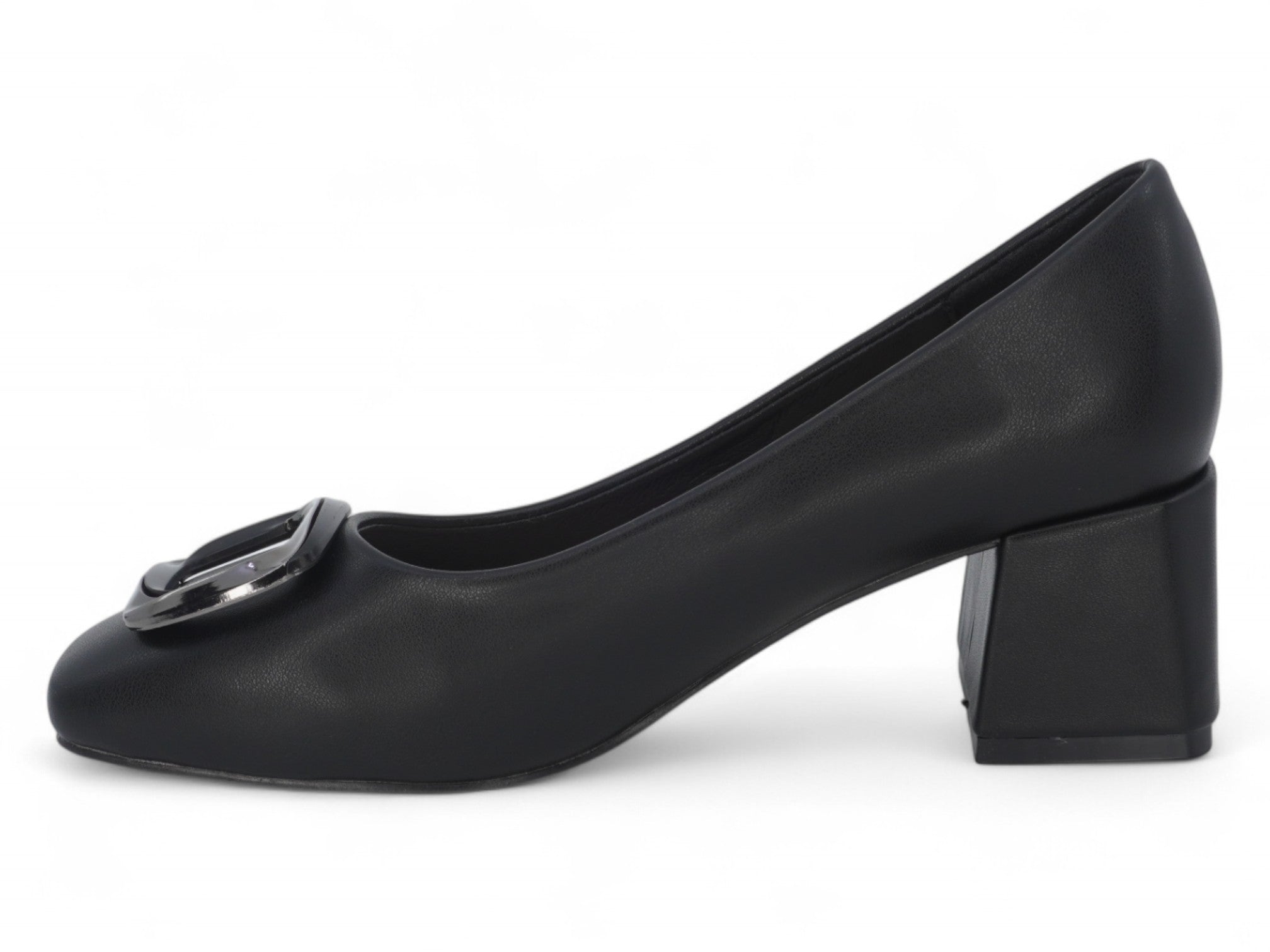 Women's Black Leslie Wide Width Pump