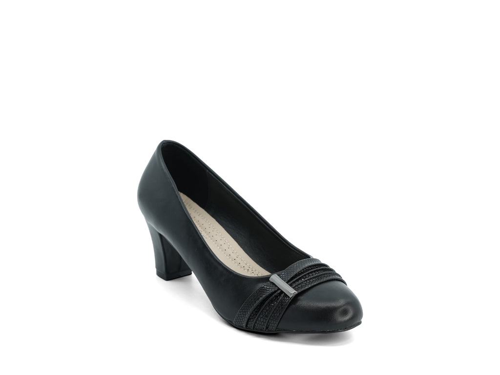 Women's Black Luz Wide Width Dress Shoe