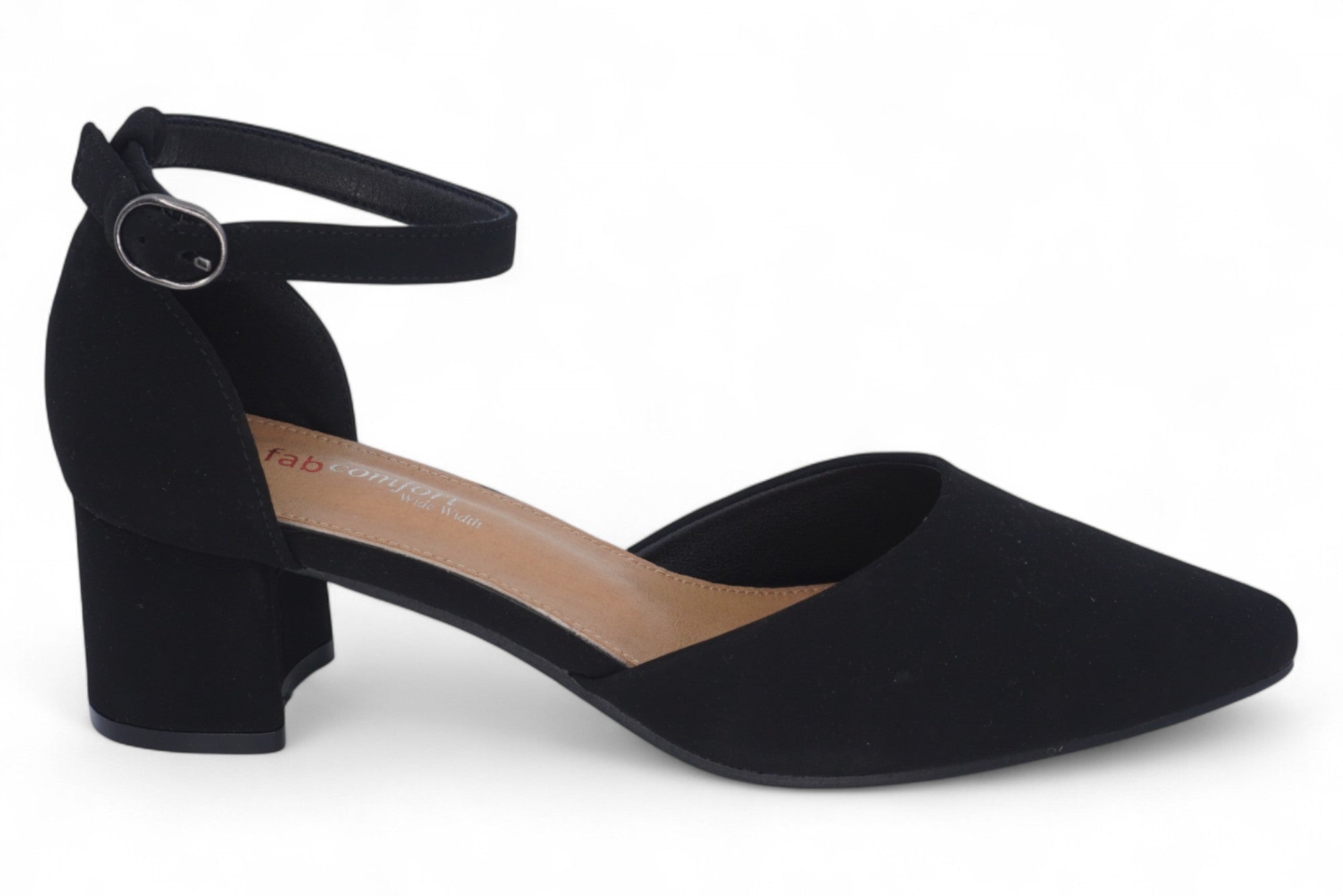 Women's Black Elise Wide Width Heel