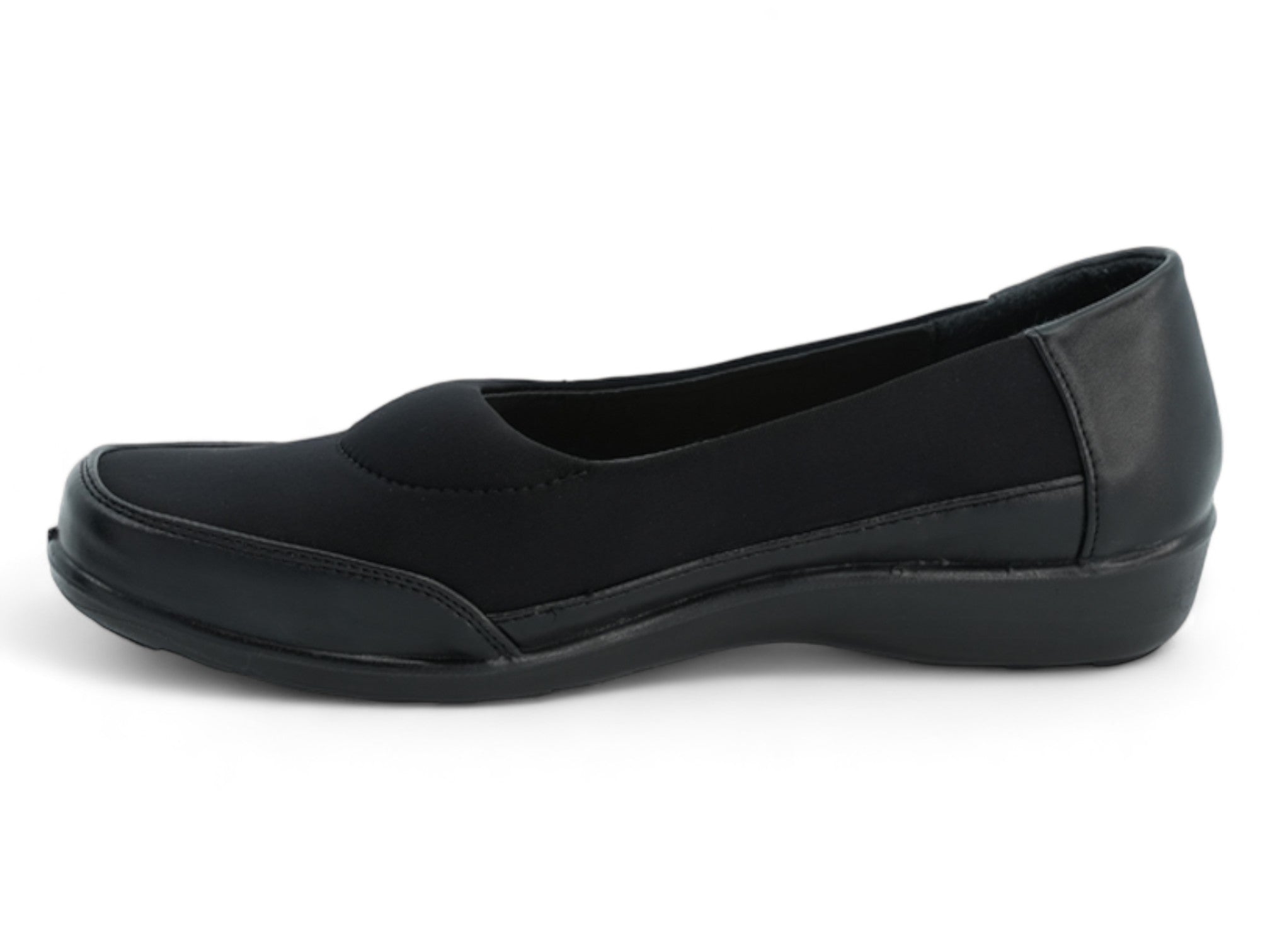 Women's Black Claudia Wide Width Slip On