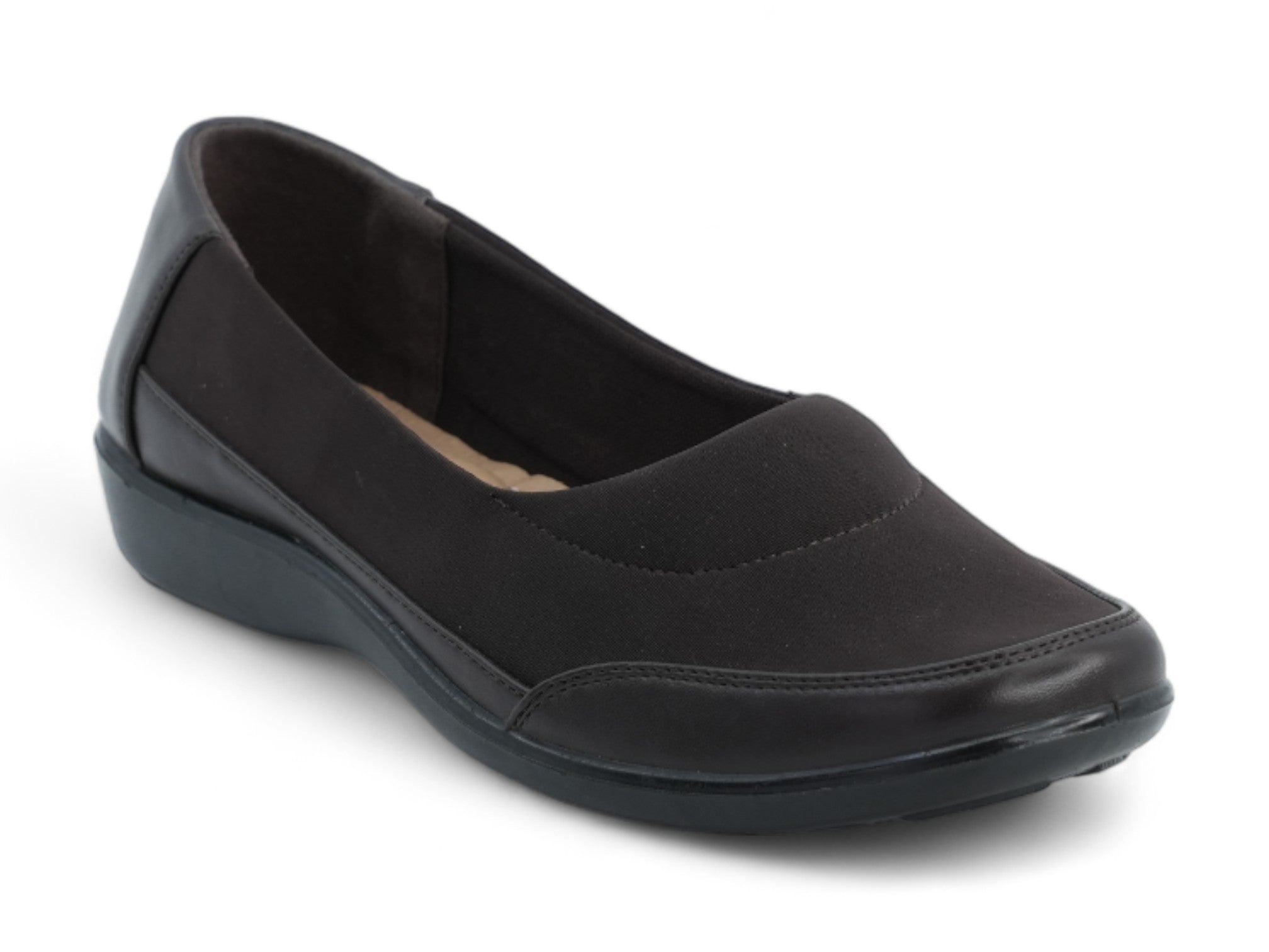 Women's Brown Claudia Wide Width Slip On