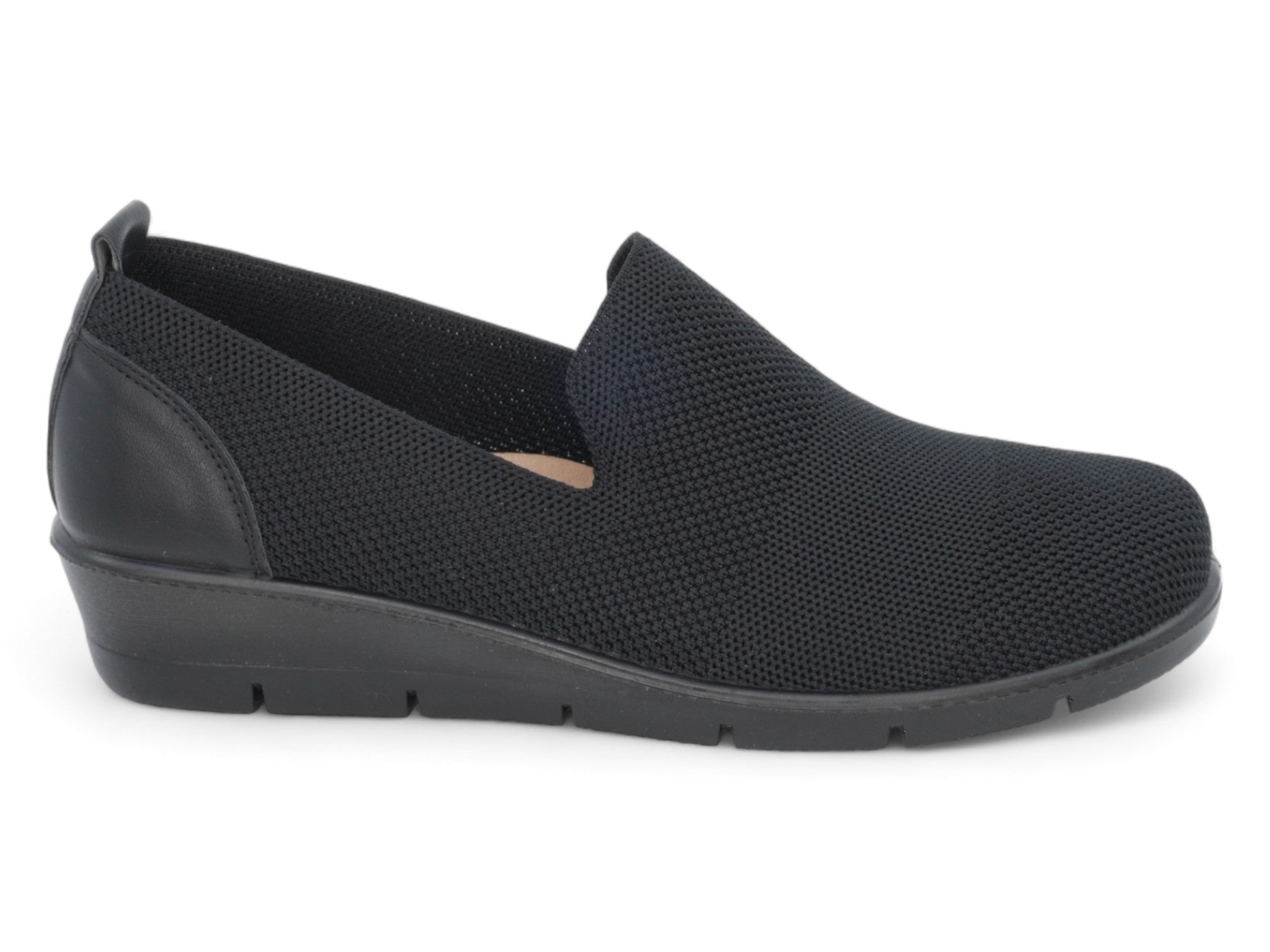 Women's Black Milan Wide Width Slip On