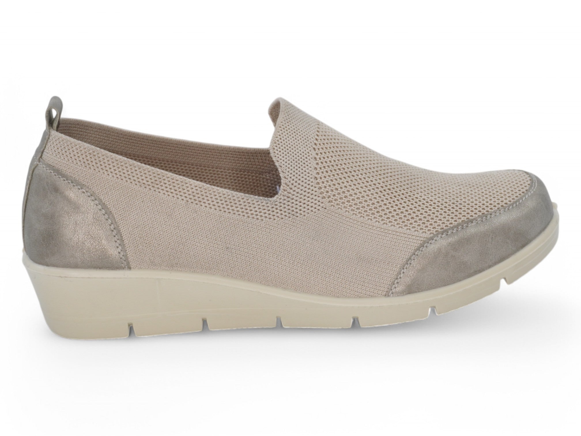 Women's Taupe Shay Wide Width Wedge