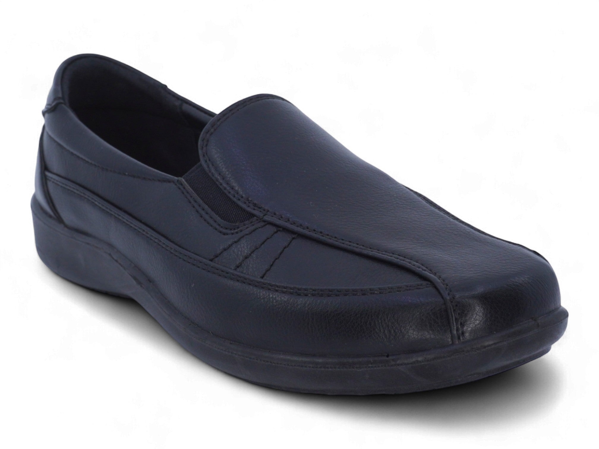 Women's Black Casual Wide Width Comfort Shoe