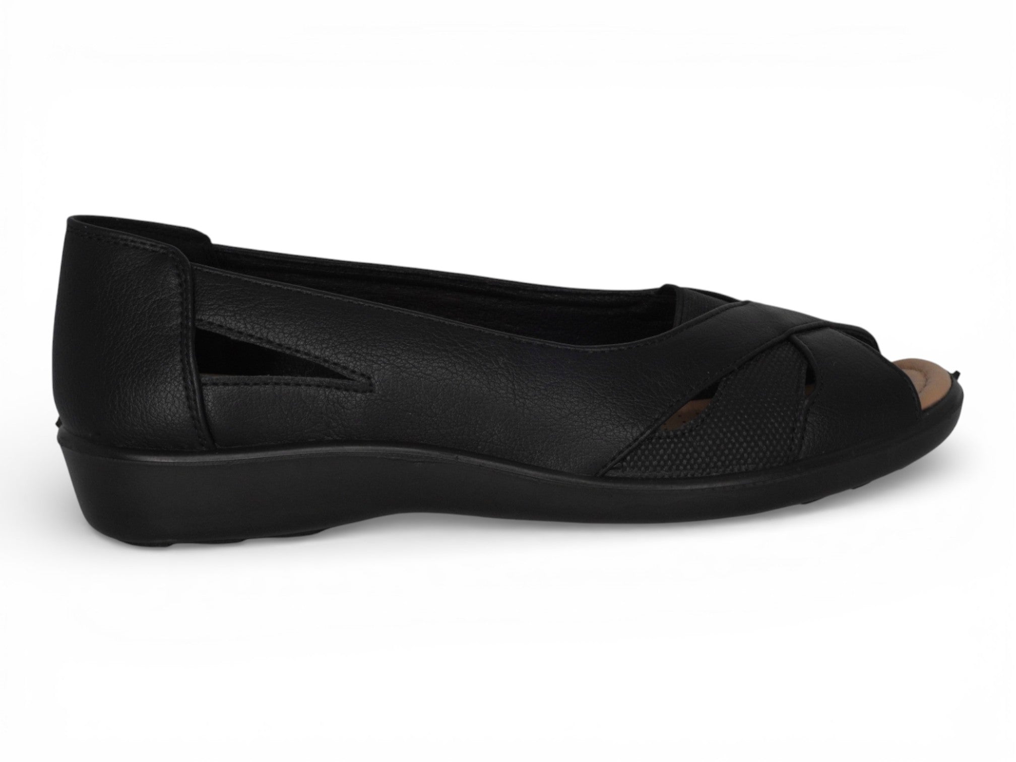 Women's Black Imogen Wide Width Comfort Shoe