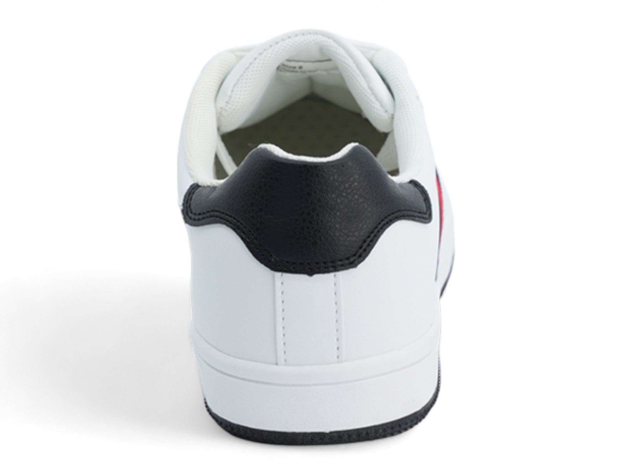 Men's Black & Red Low White Casual