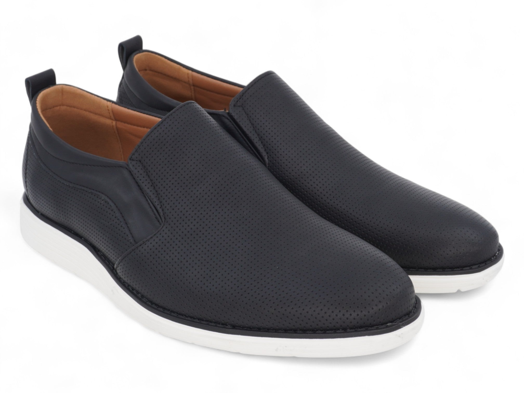 Men's Black Casual Slip-On