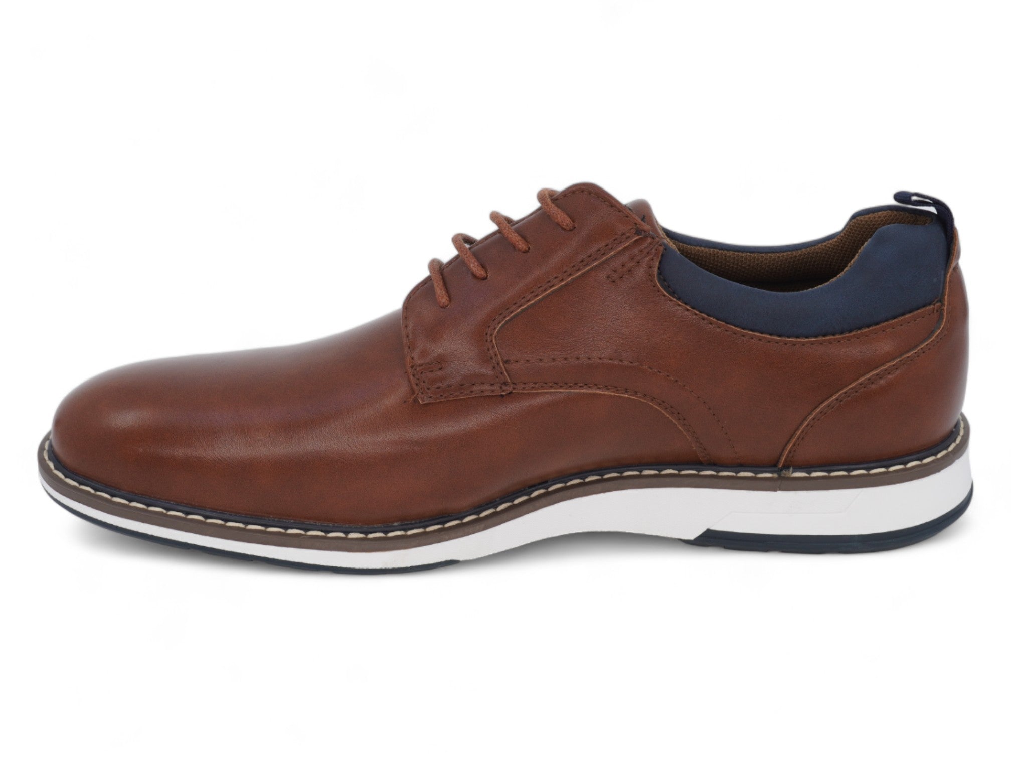 Men's Brunish Brown Casual Oxford