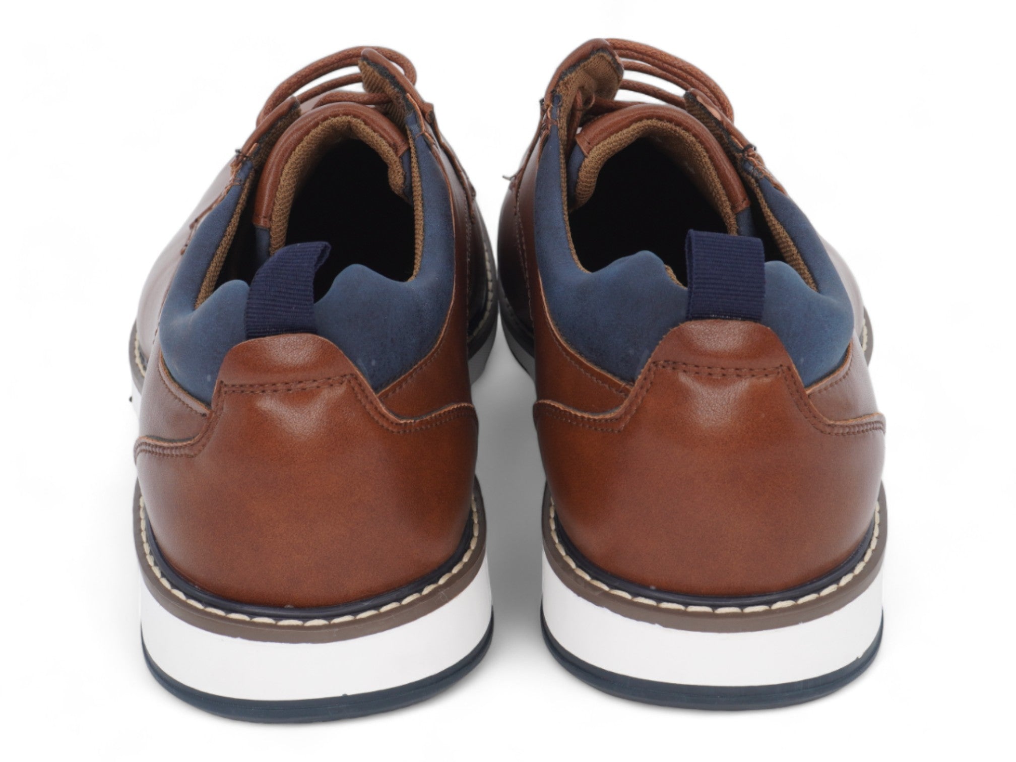Men's Brunish Brown Casual Oxford