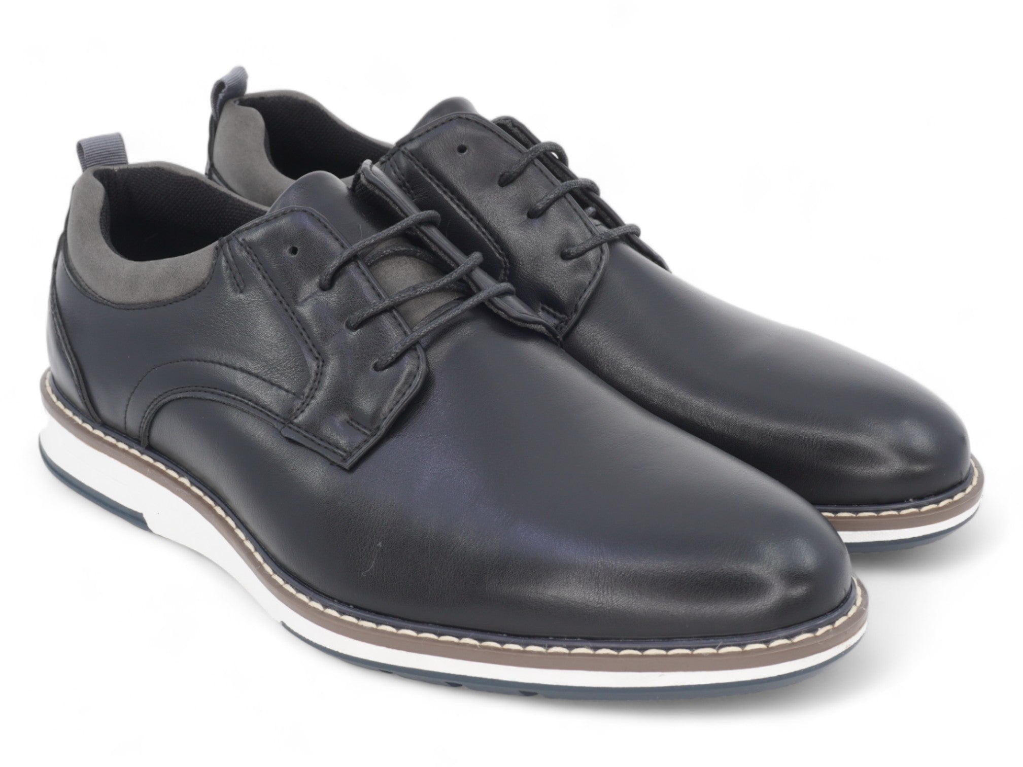 Men's Black Casual Lace Up