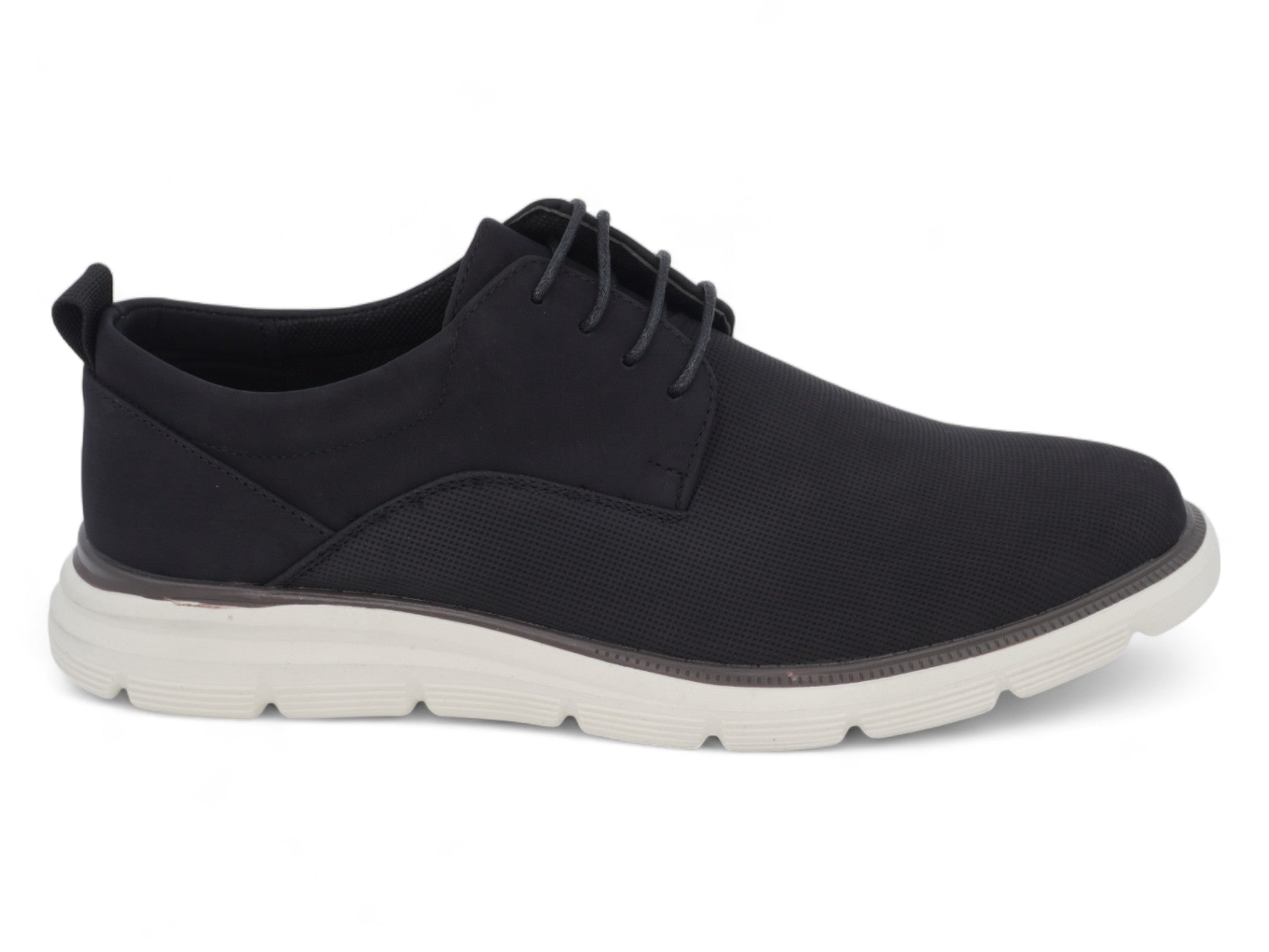 Men's Black Sporty Oxford
