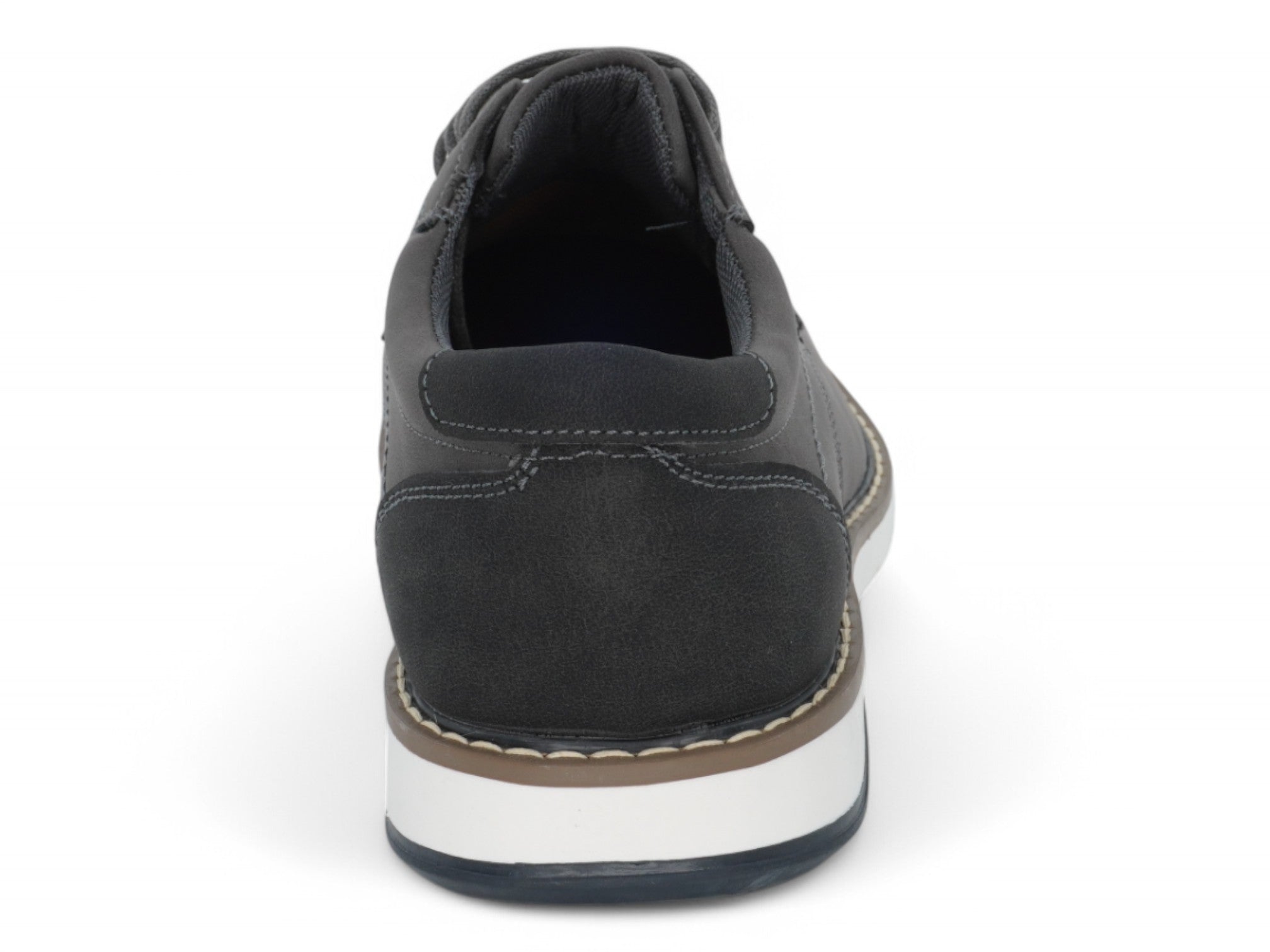 Men's Gray Casual Oxford