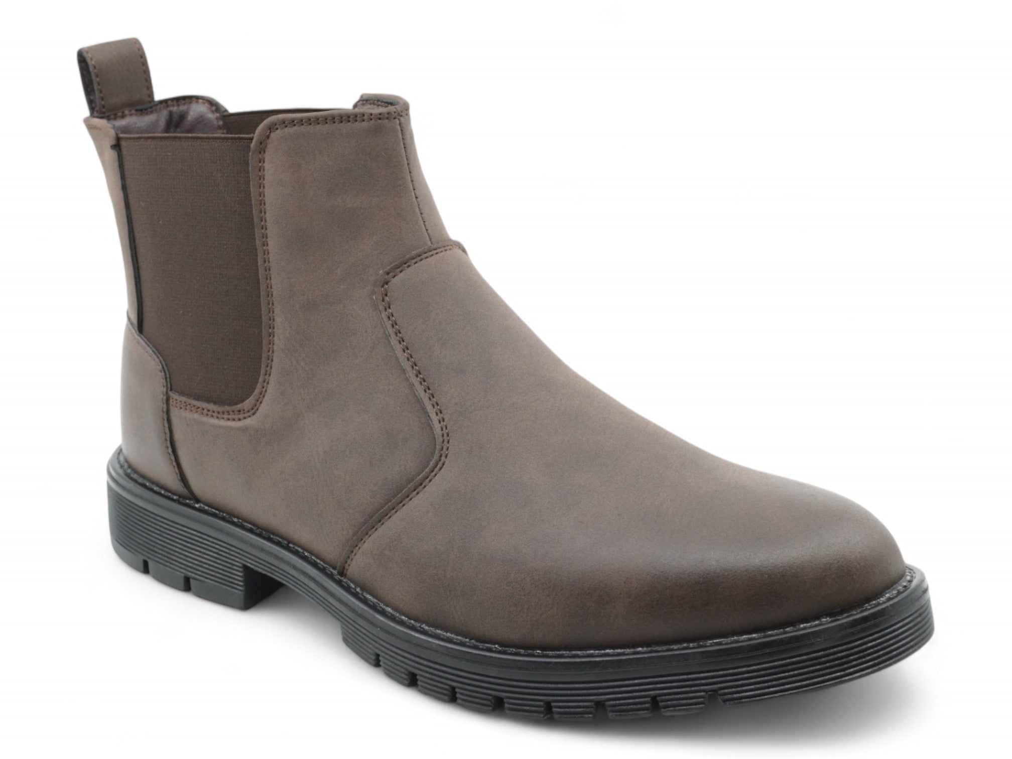 Men's Brown Casual Slip-On Boot