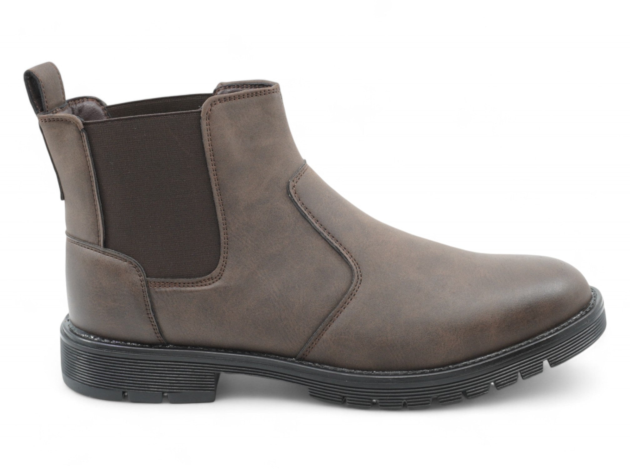 Men's Brown Casual Slip-On Boot