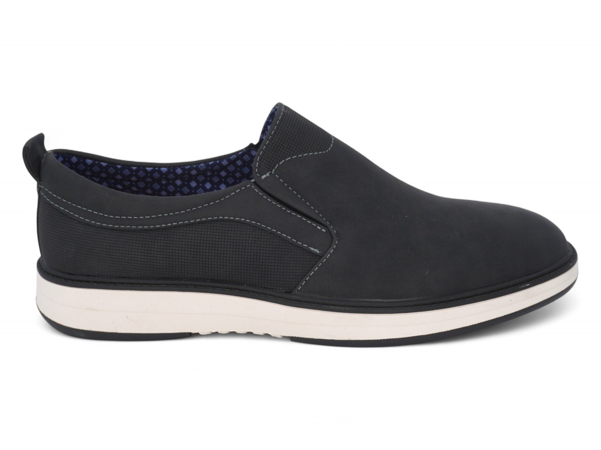Men's Black Casual Slip On