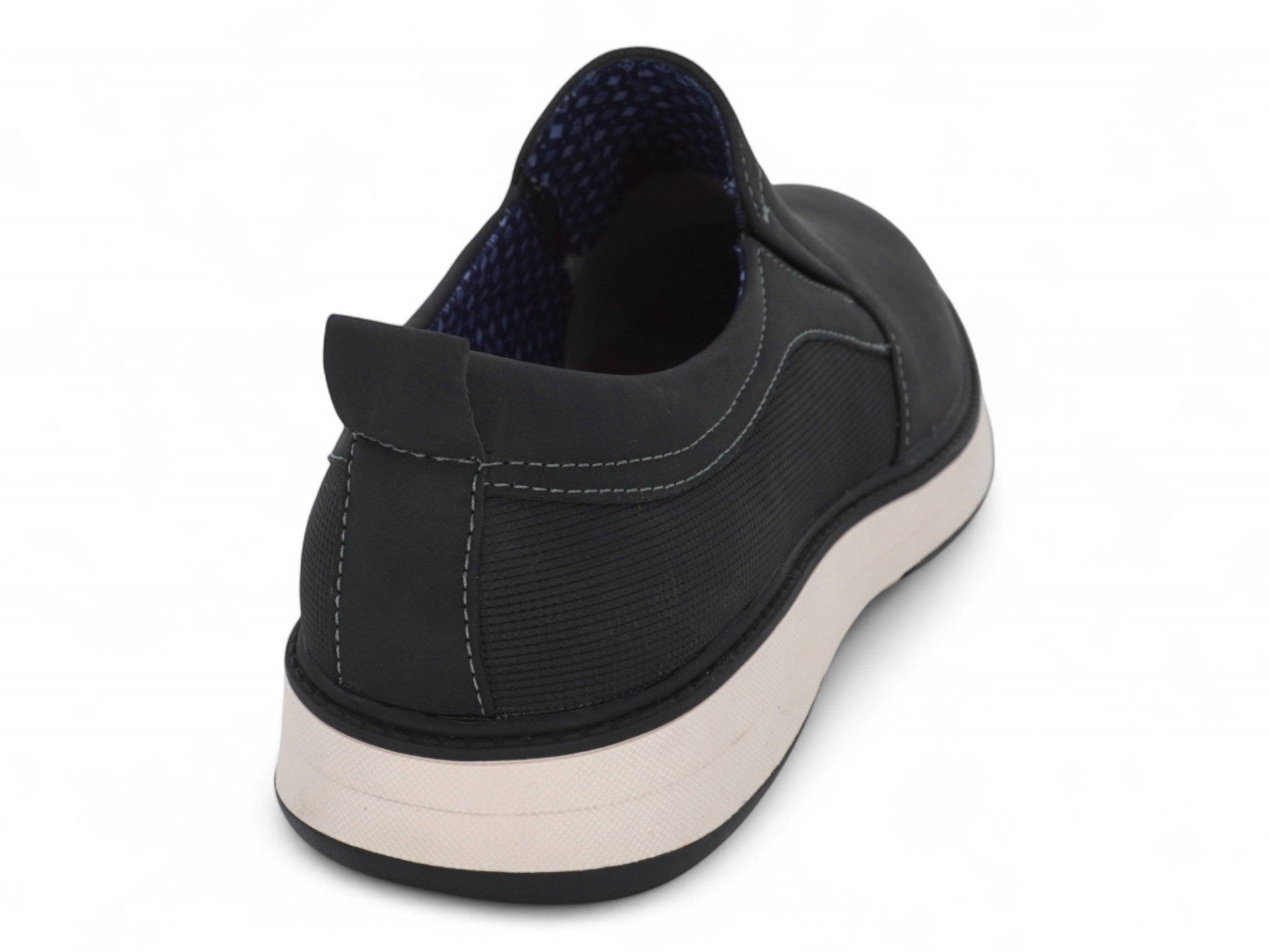 Men's Black Casual Slip On